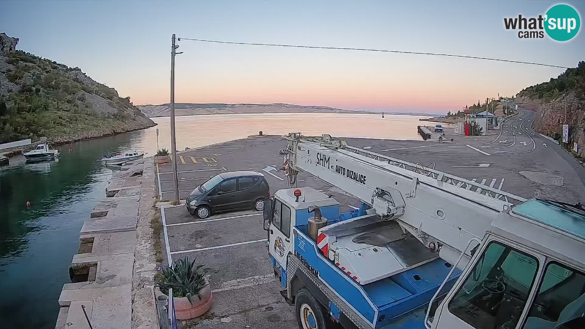 Webcam porto traghetti di Prizna – per l’isola di Pag