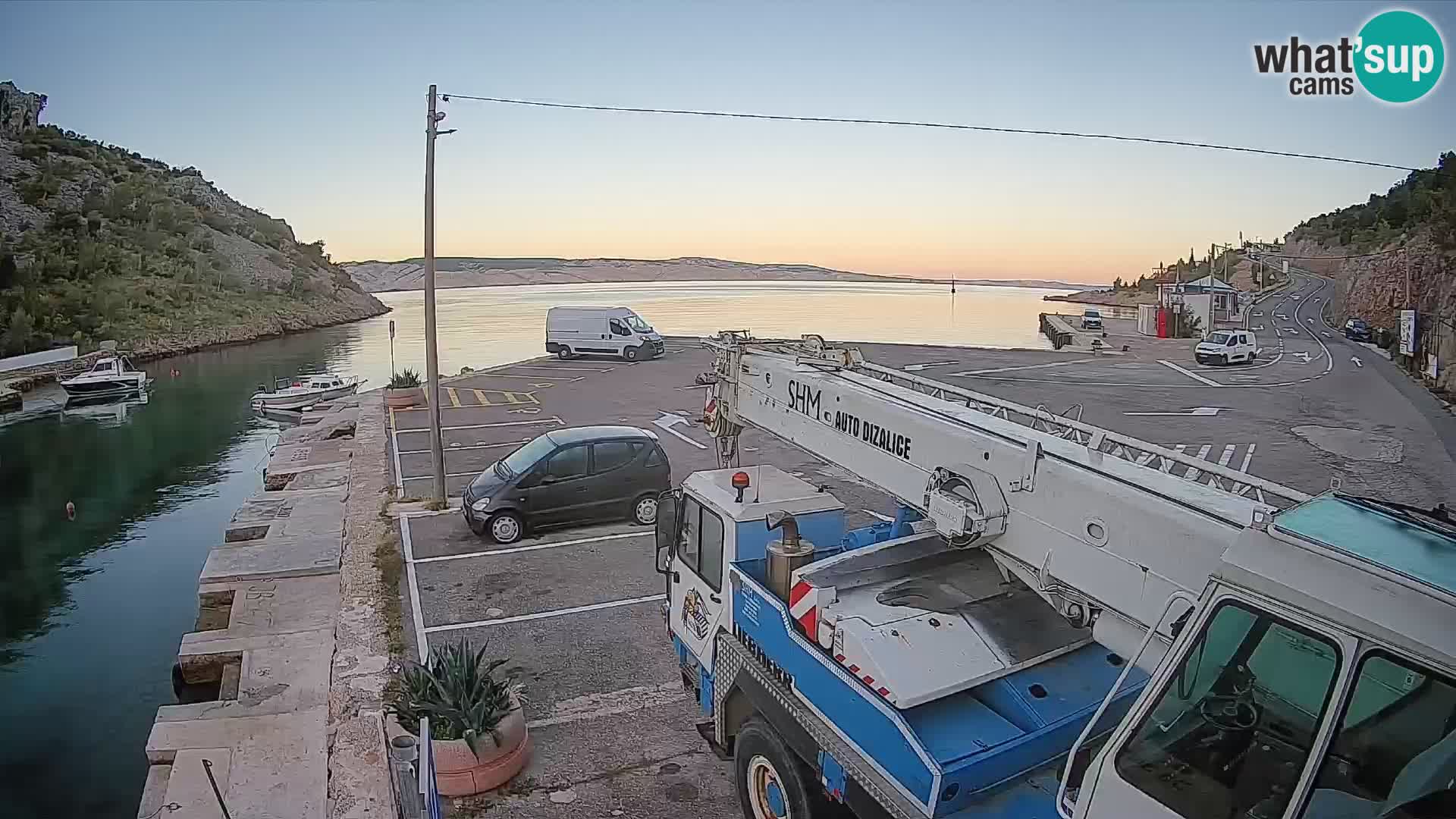 Webcam porto traghetti di Prizna – per l’isola di Pag