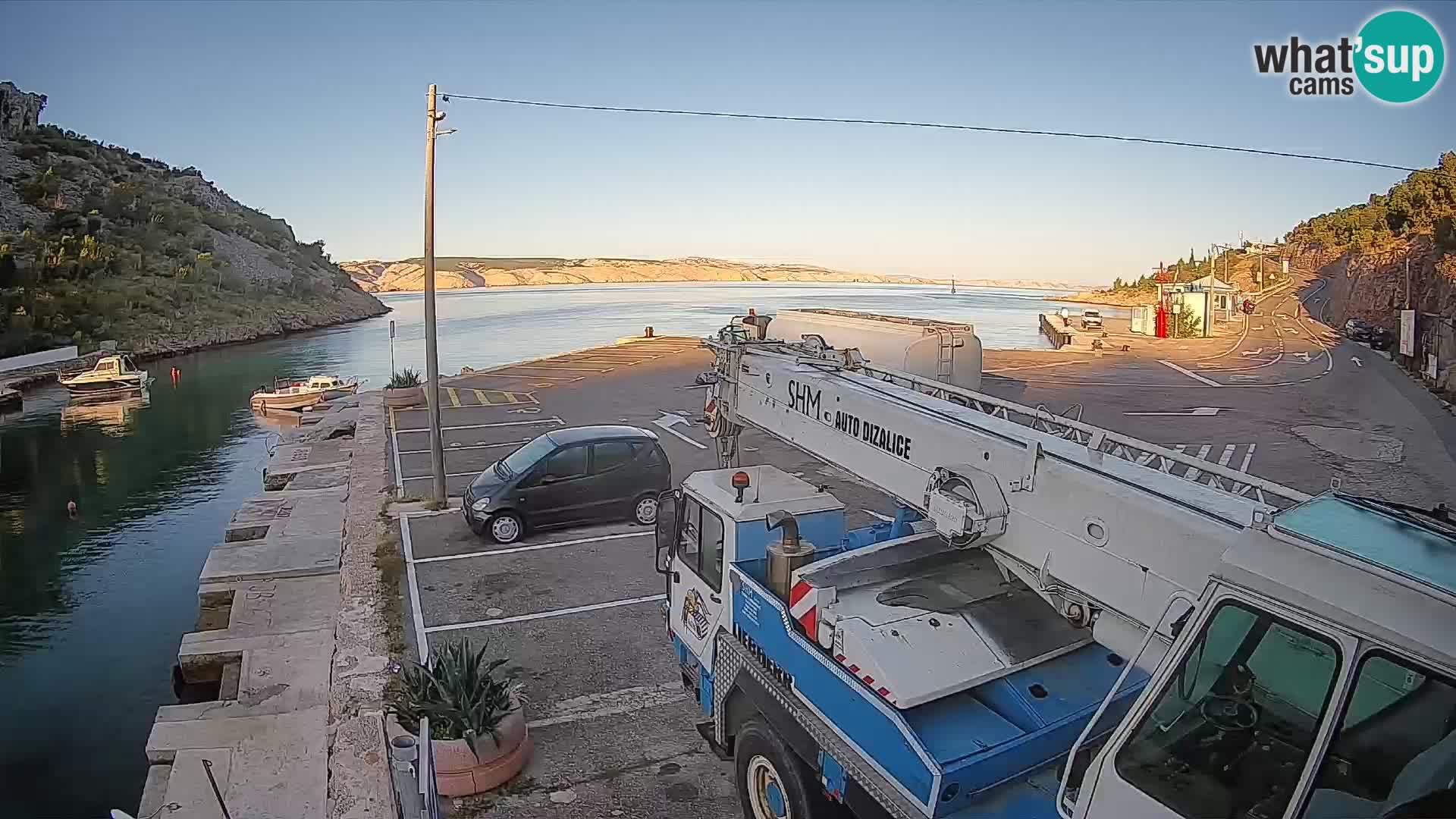 Webcam porto traghetti di Prizna – per l’isola di Pag
