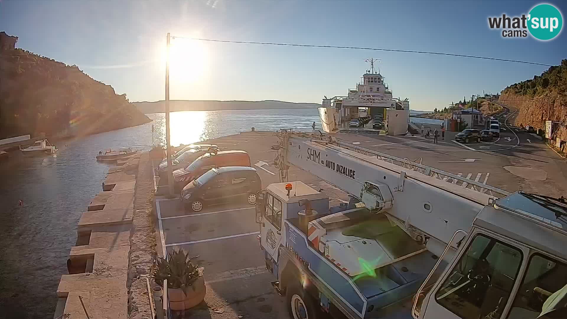 Webcam porto traghetti di Prizna – per l’isola di Pag