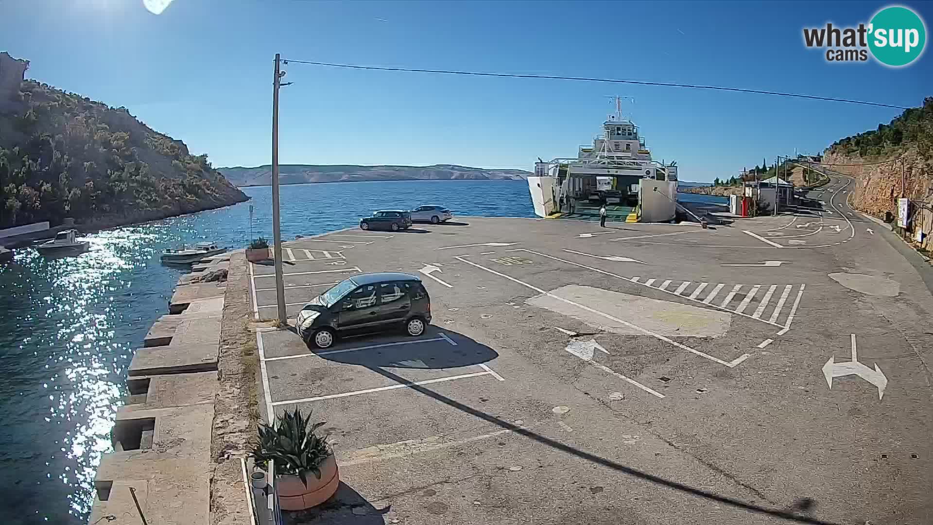 Webcam porto traghetti di Prizna – per l’isola di Pag