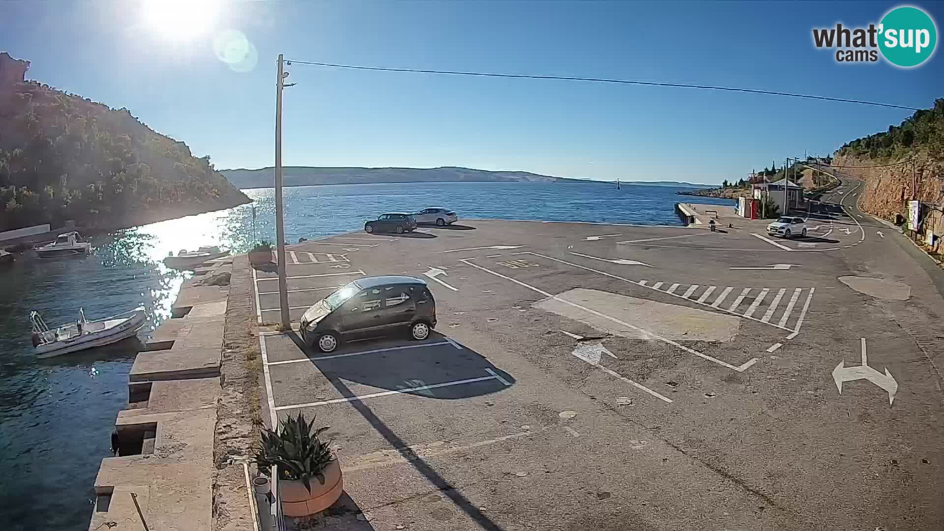 Webcam Fährhafen Prizna – zur Insel Pag