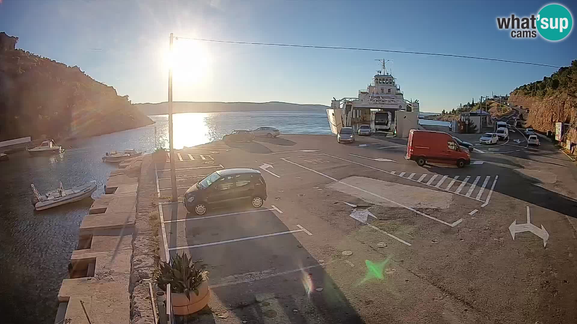 Webcam porto traghetti di Prizna – per l’isola di Pag