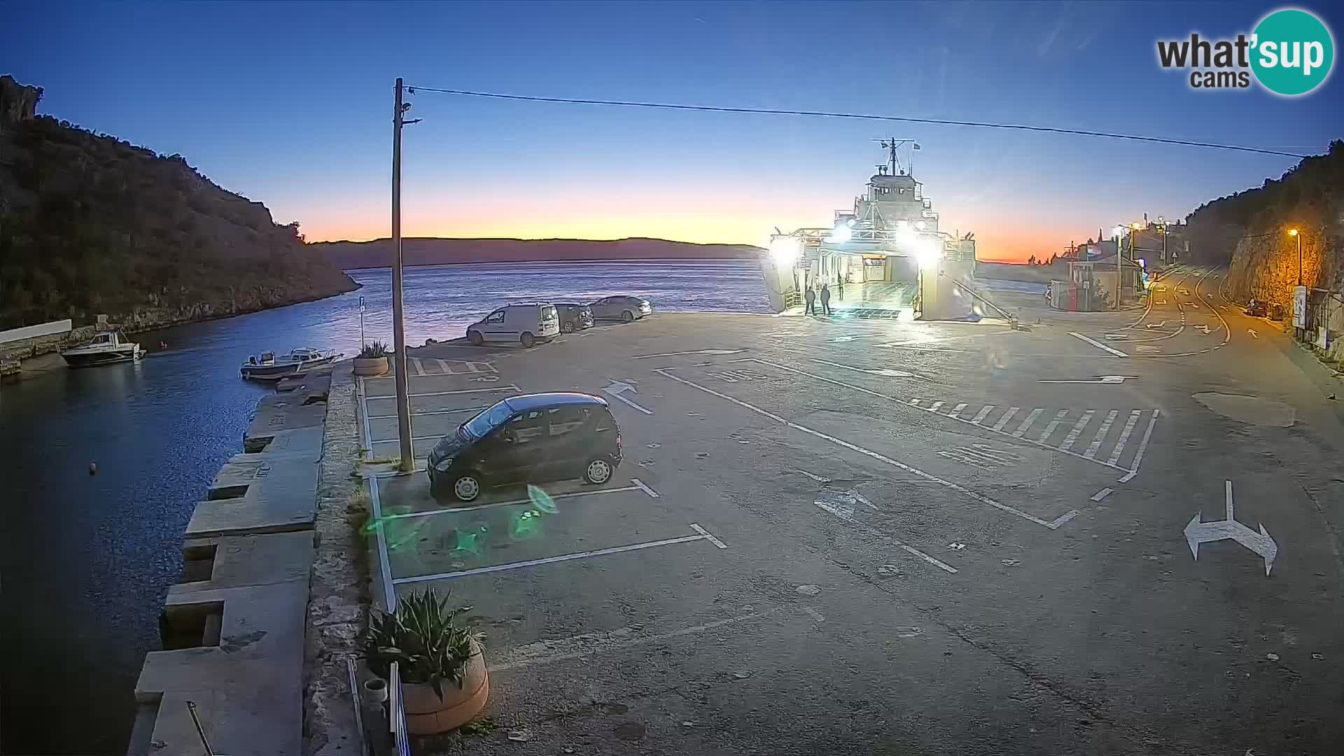 Webcam porto traghetti di Prizna – per l’isola di Pag