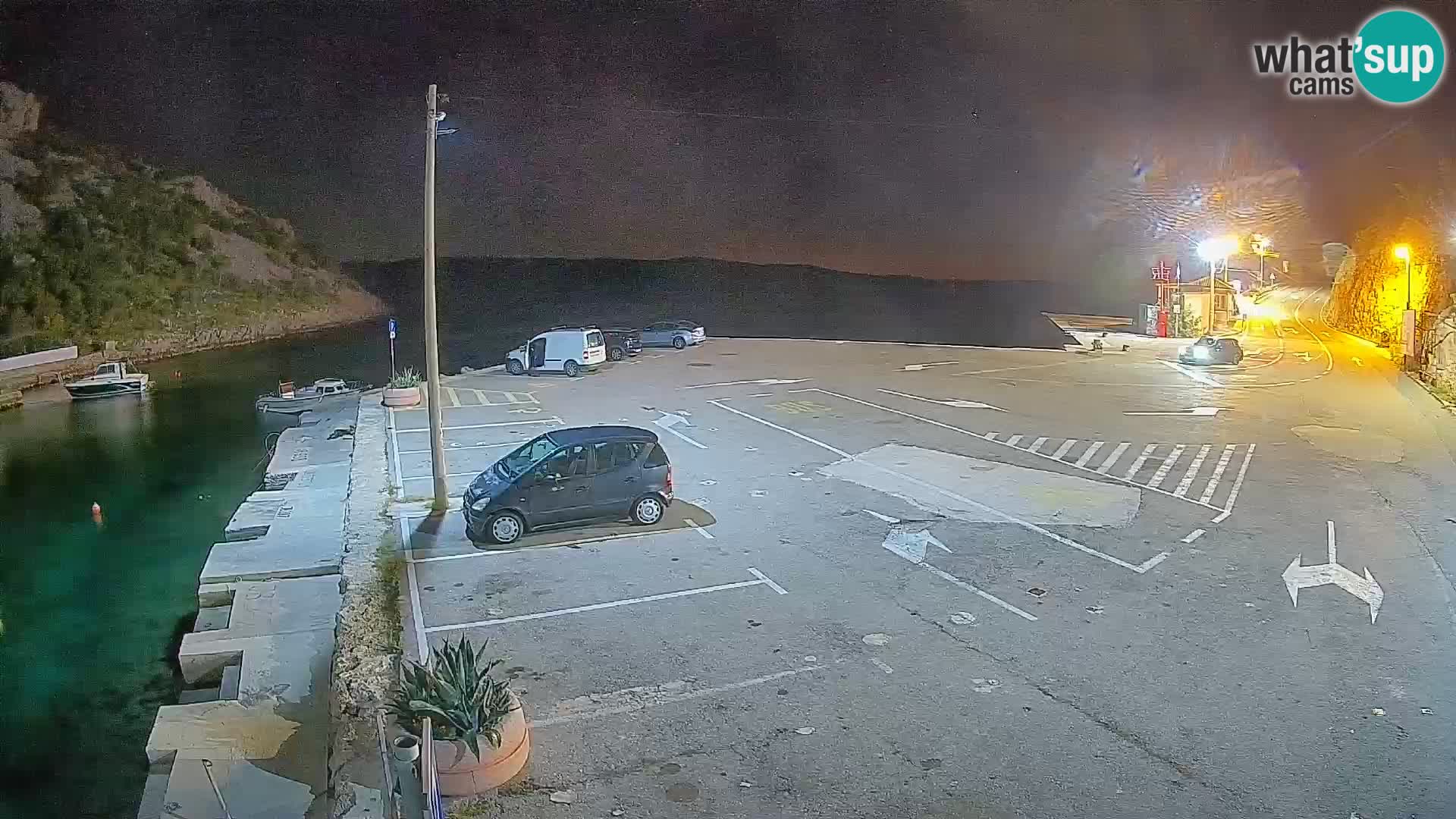 Webcam Fährhafen Prizna – zur Insel Pag