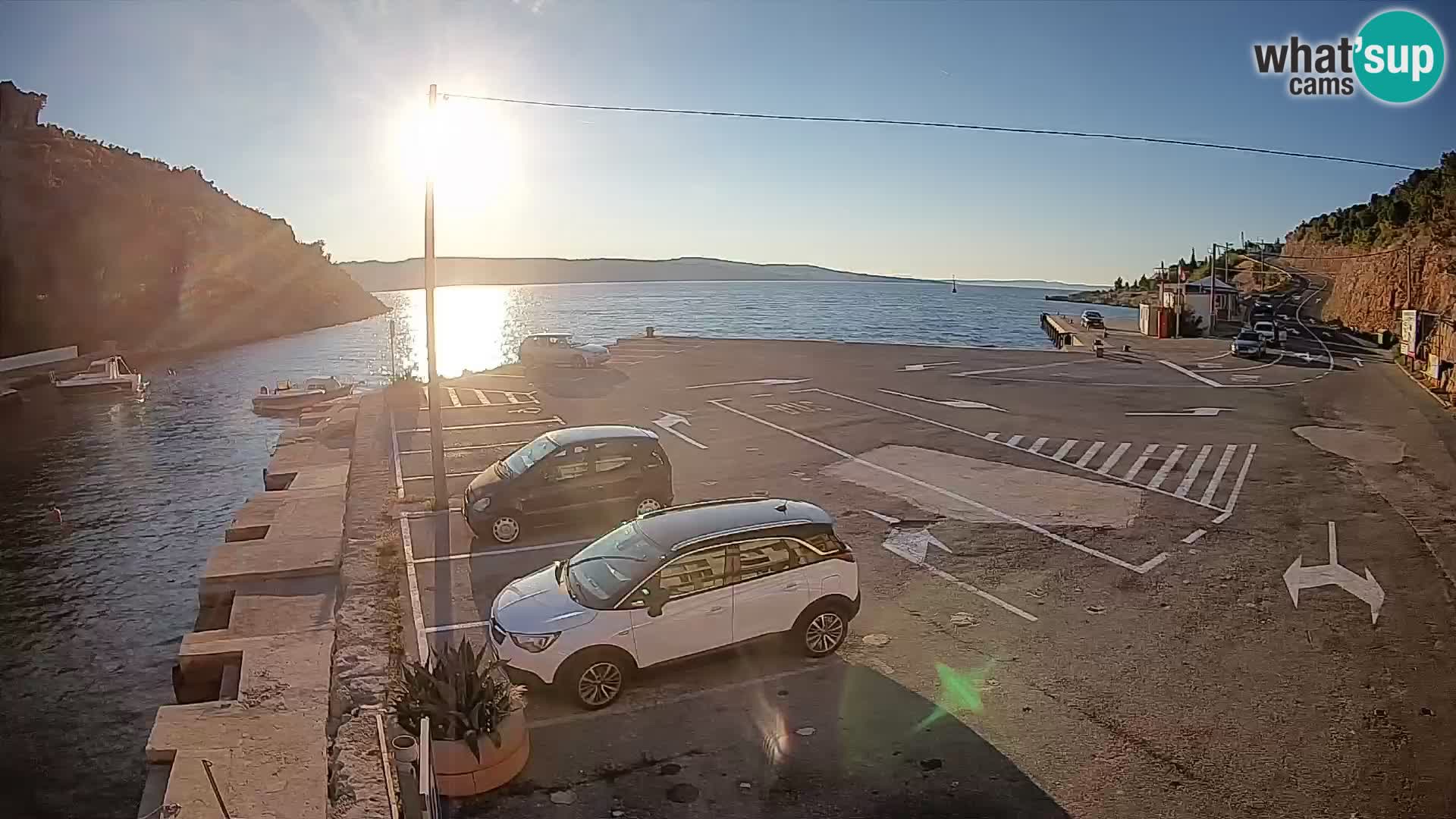 Webcam porto traghetti di Prizna – per l’isola di Pag