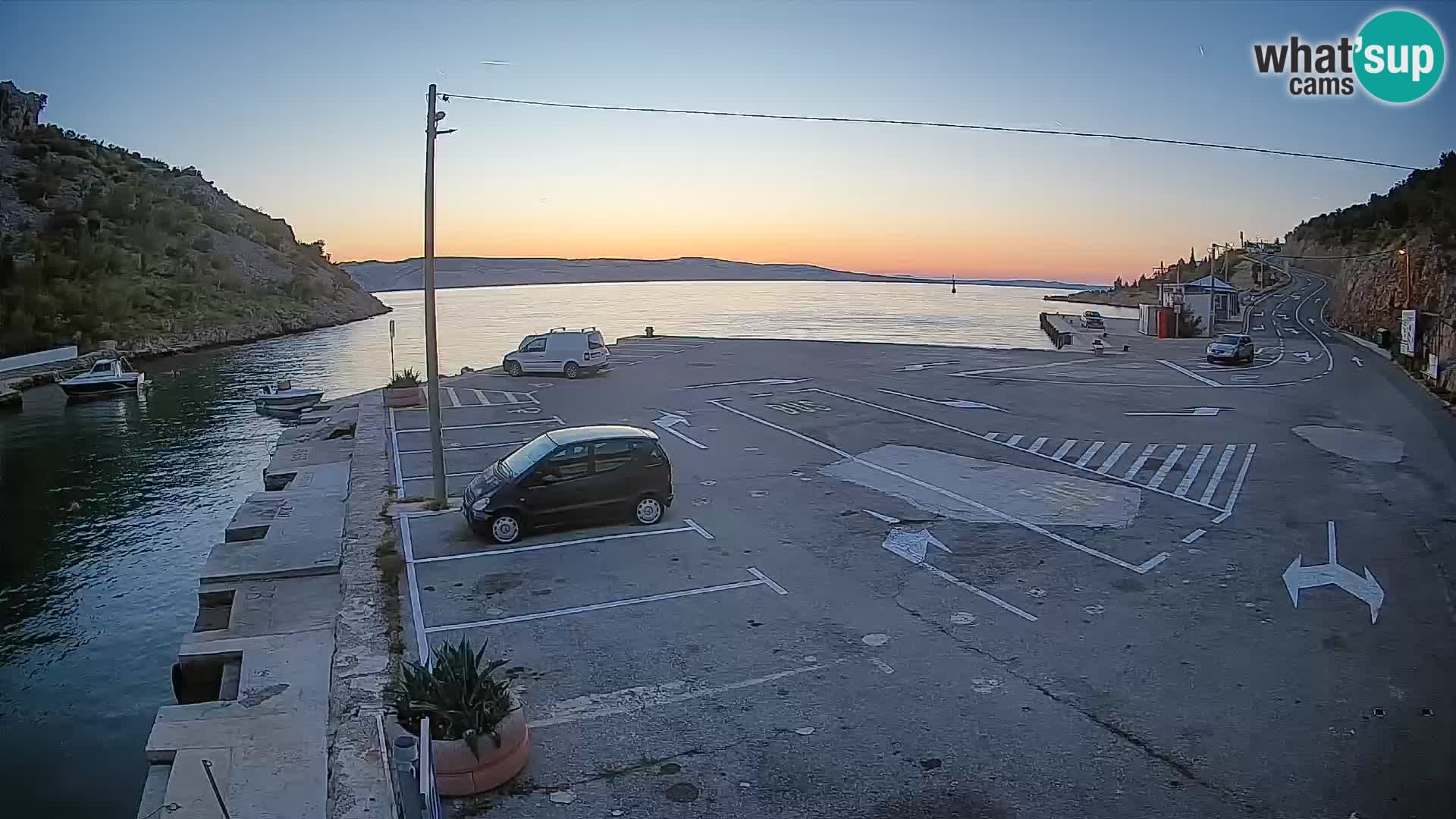 Webcam porto traghetti di Prizna – per l’isola di Pag