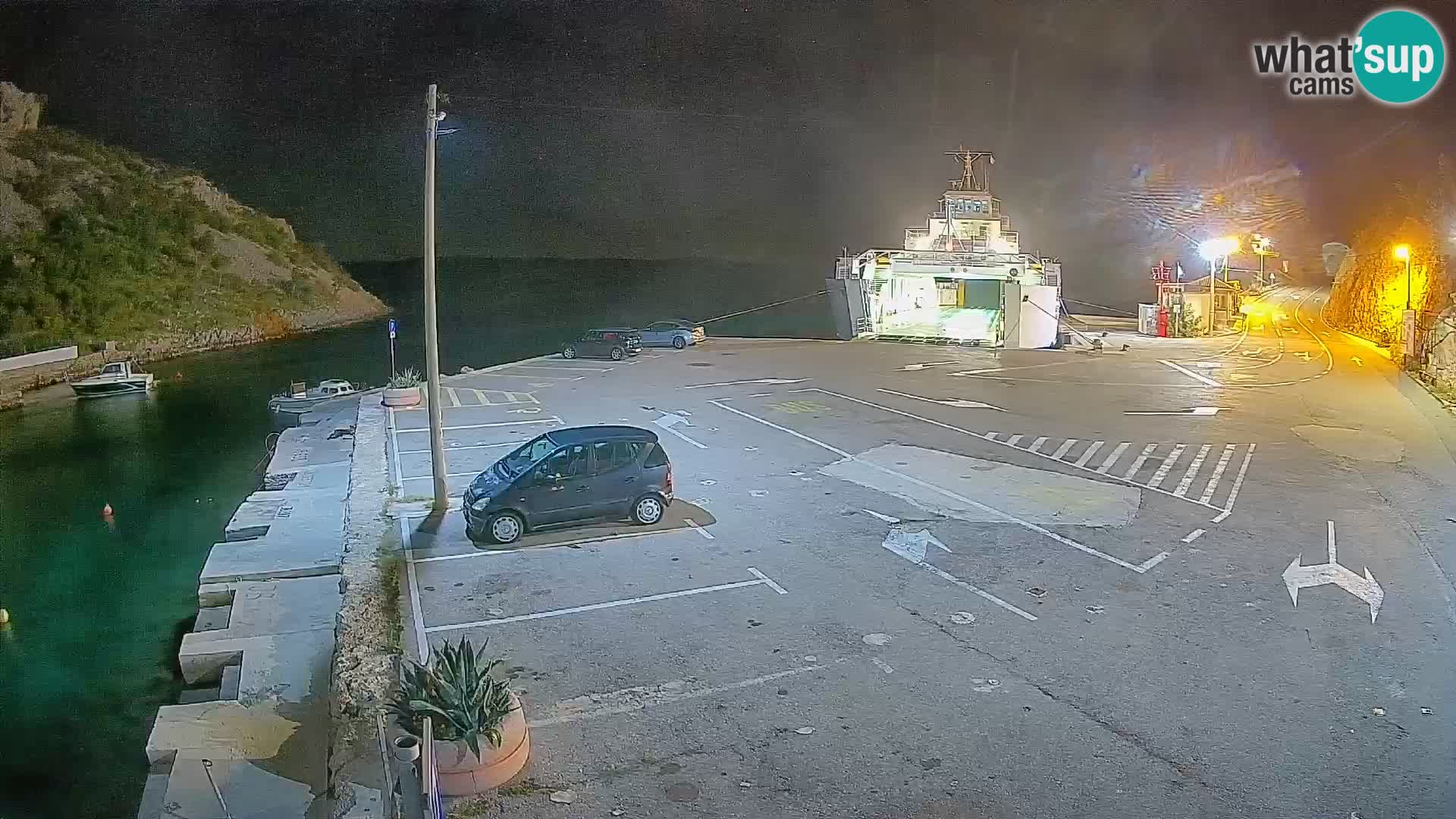 Webcam porto traghetti di Prizna – per l’isola di Pag