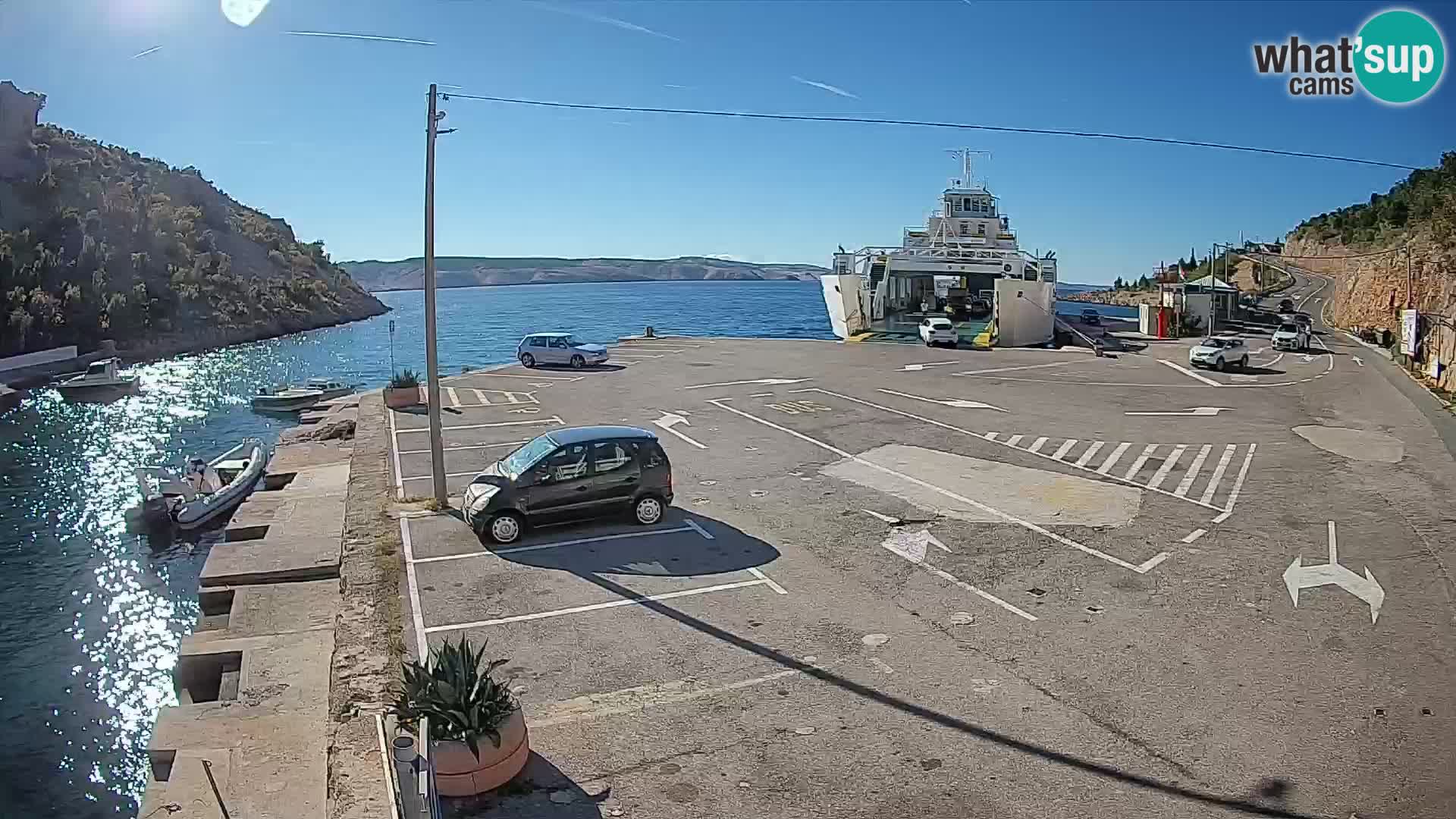 Webcam porto traghetti di Prizna – per l’isola di Pag