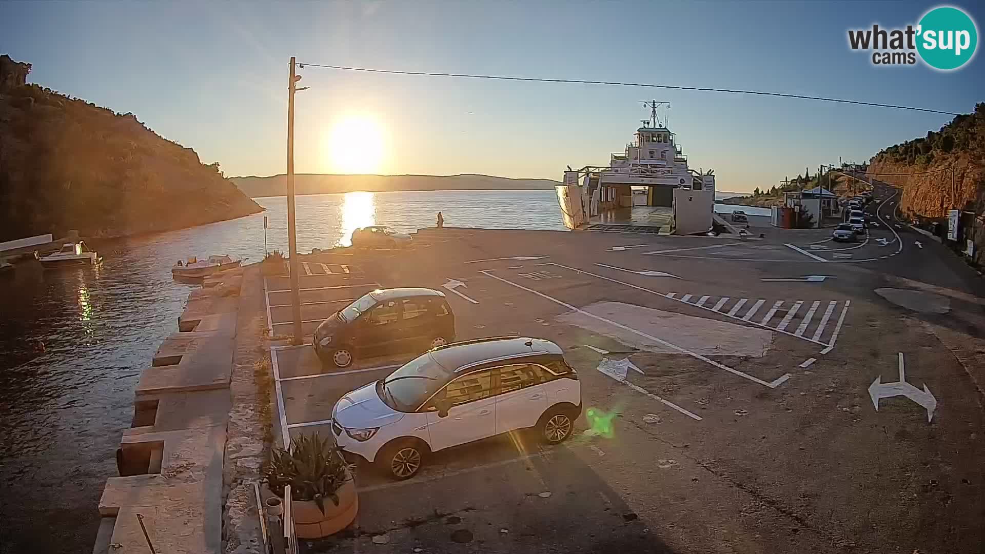 Webcam porto traghetti di Prizna – per l’isola di Pag