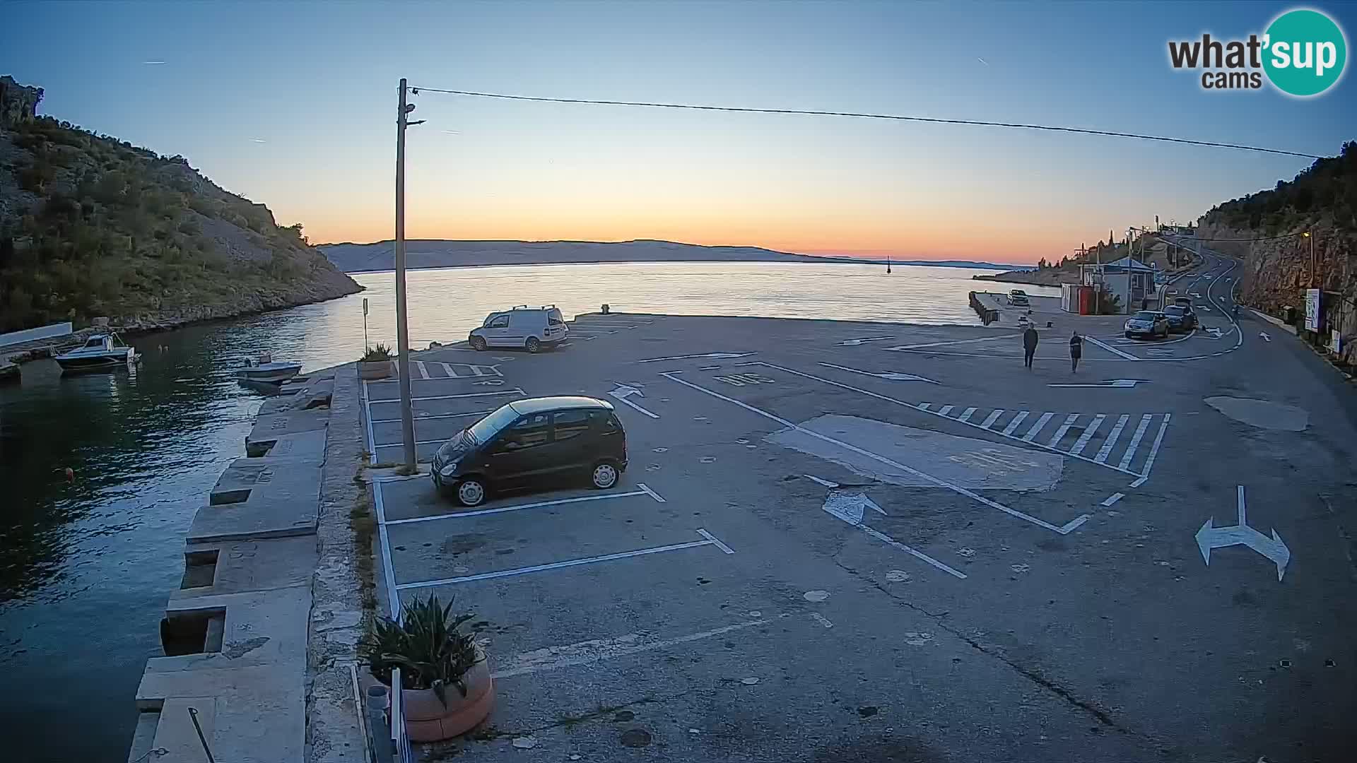 Webcam porto traghetti di Prizna – per l’isola di Pag