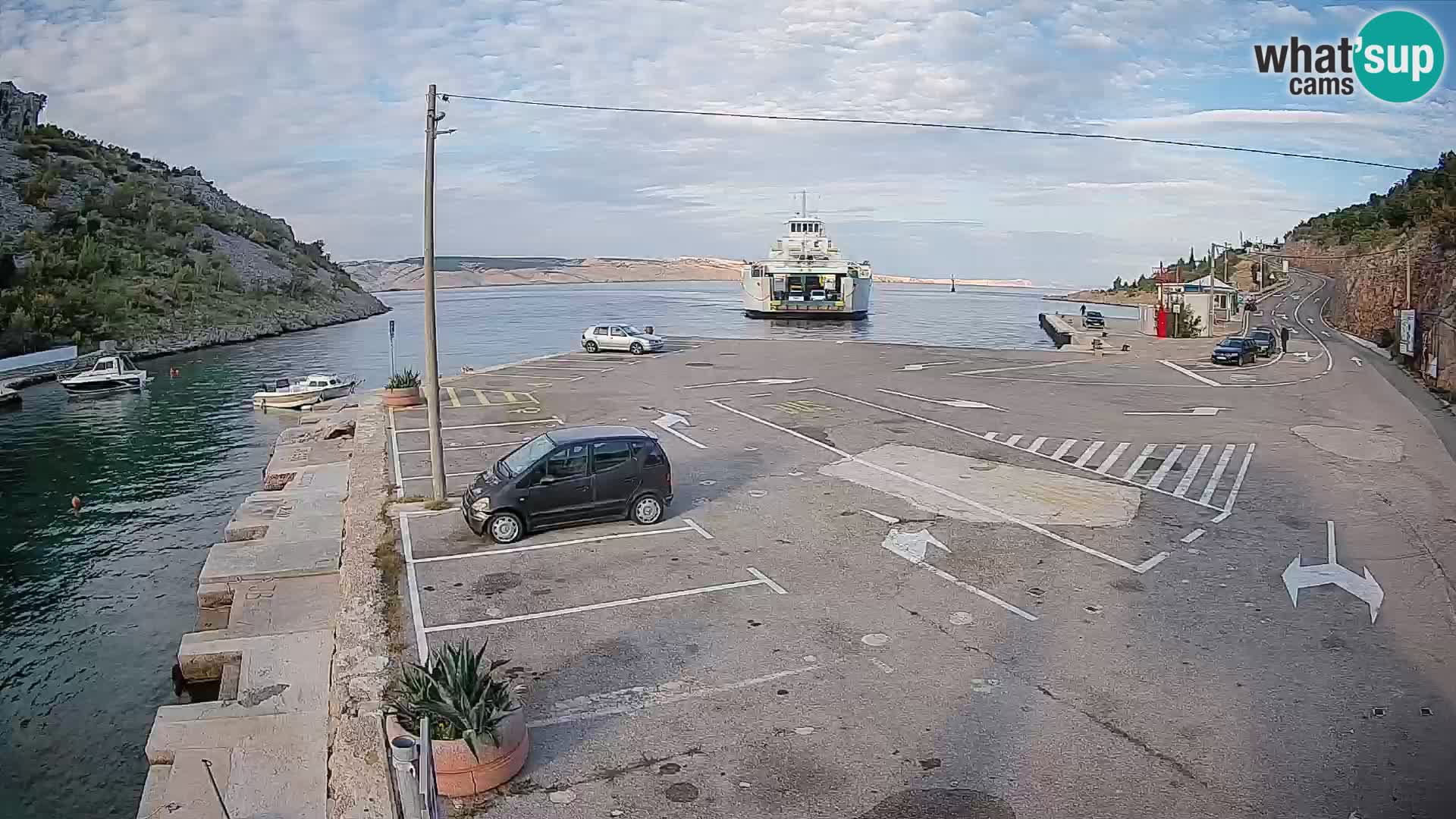 Webcam porto traghetti di Prizna – per l’isola di Pag