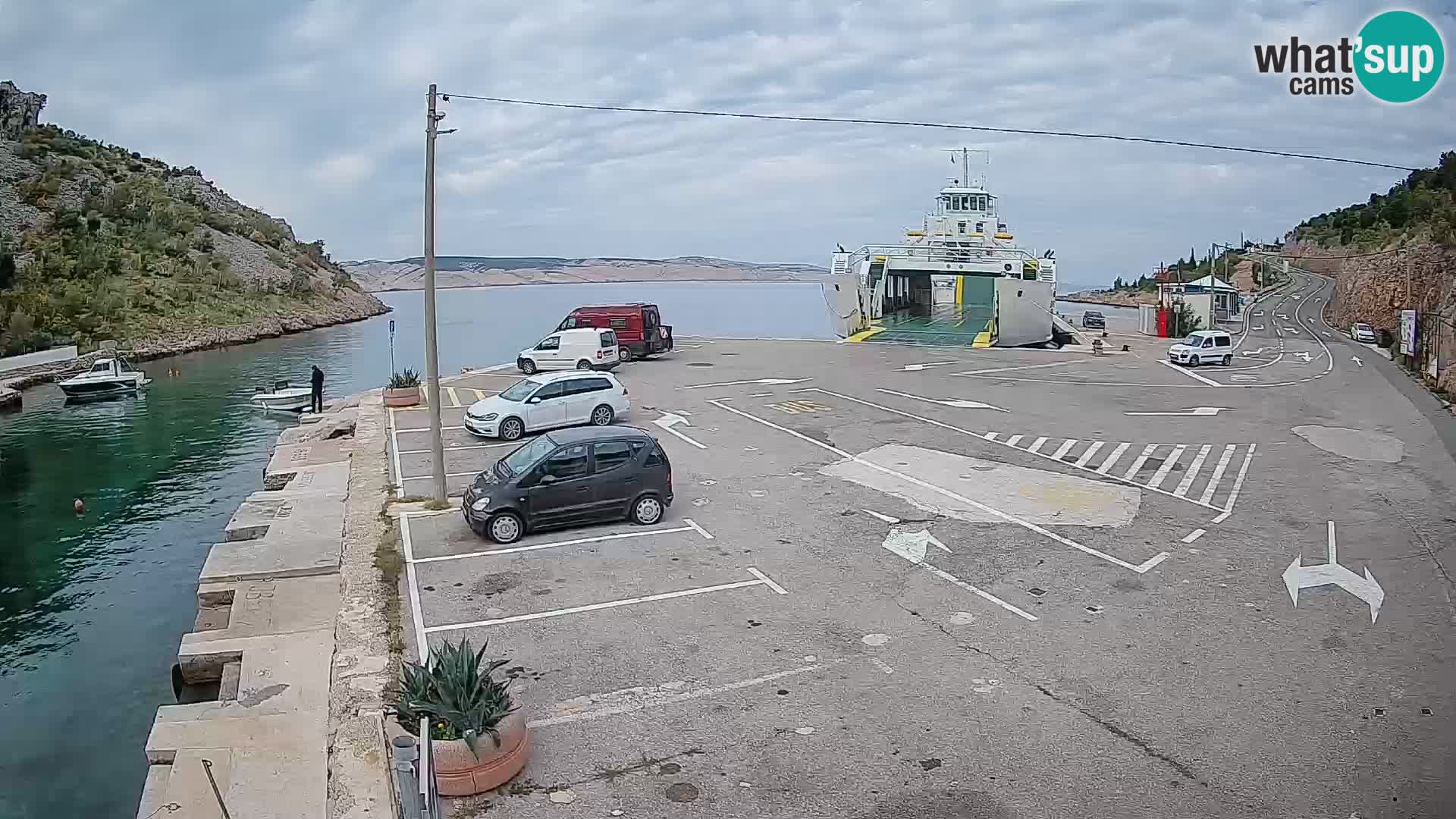 Webcam porto traghetti di Prizna – per l’isola di Pag