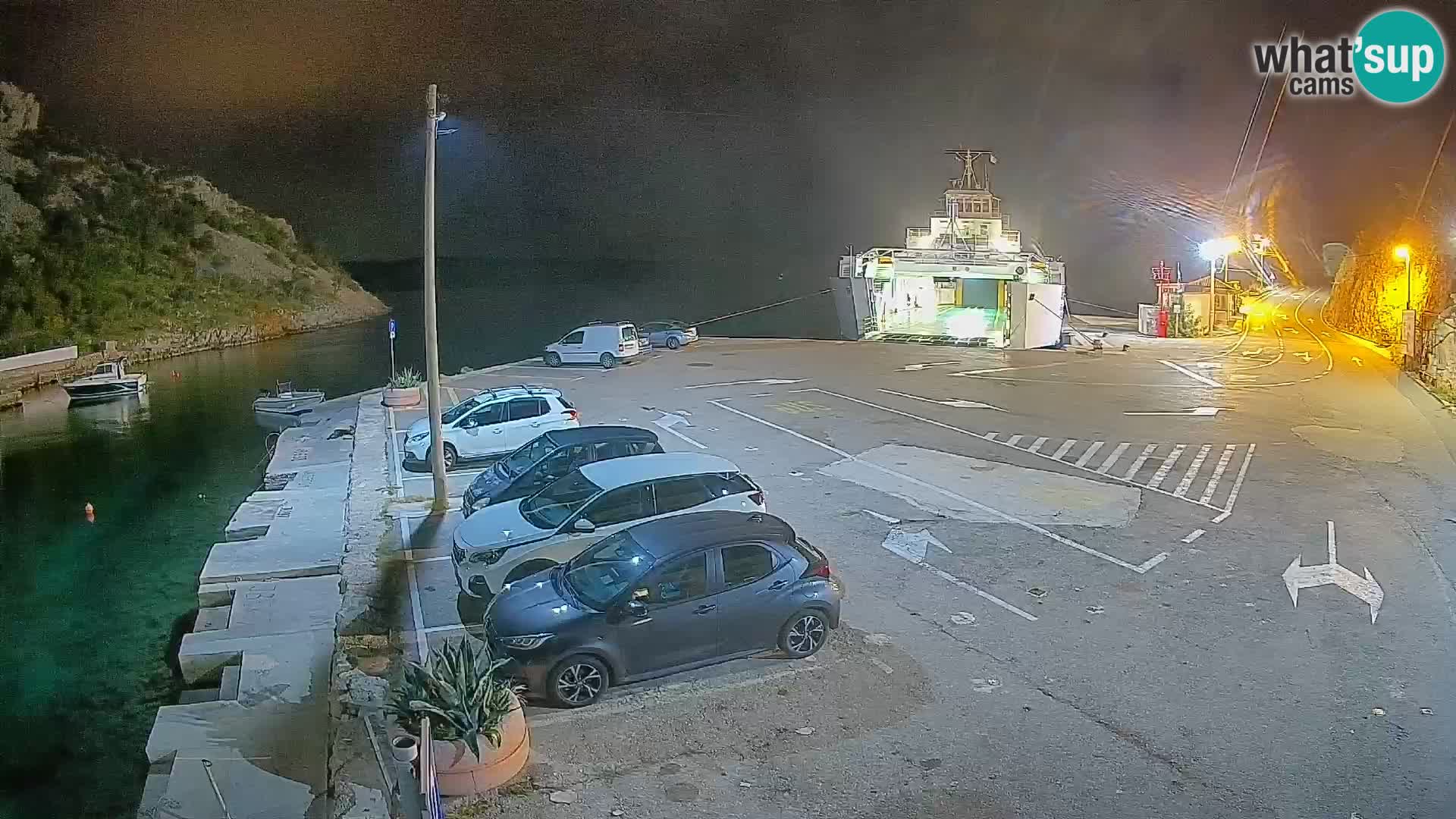 Webcam porto traghetti di Prizna – per l’isola di Pag