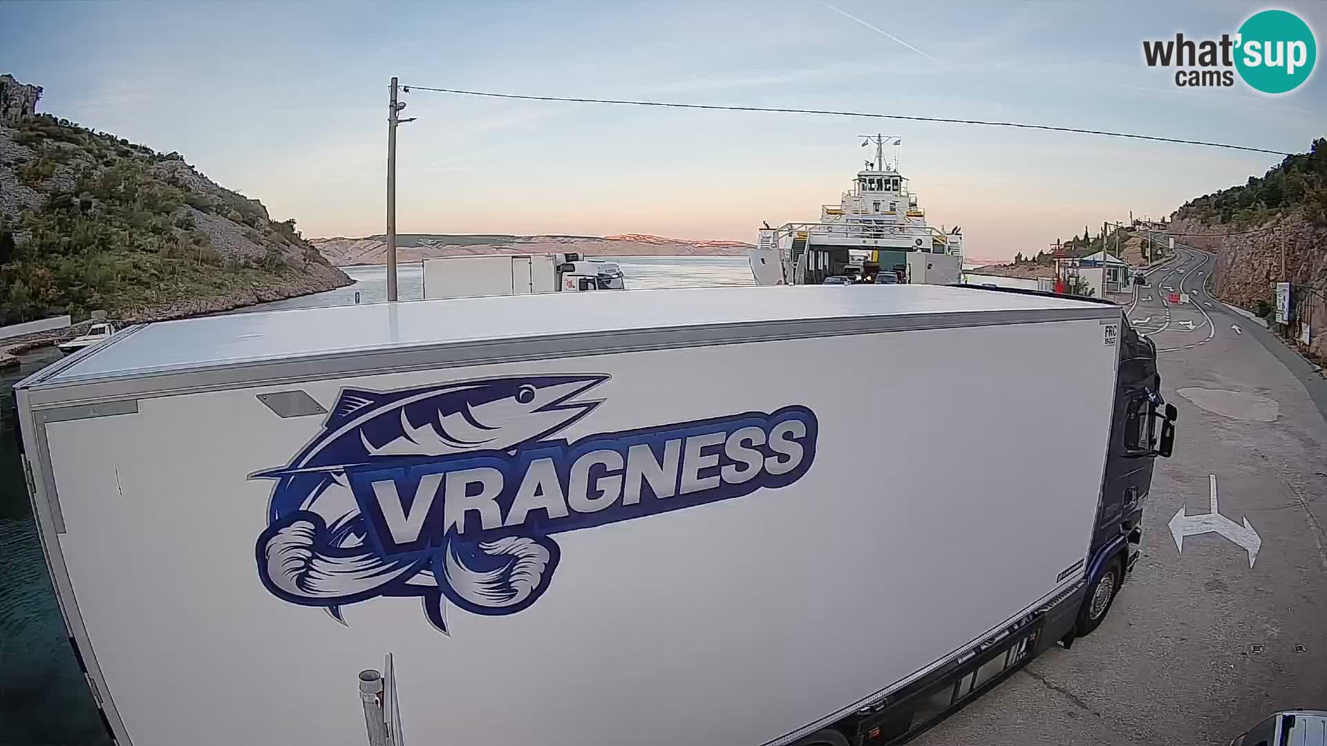 Webcam porto traghetti di Prizna – per l’isola di Pag