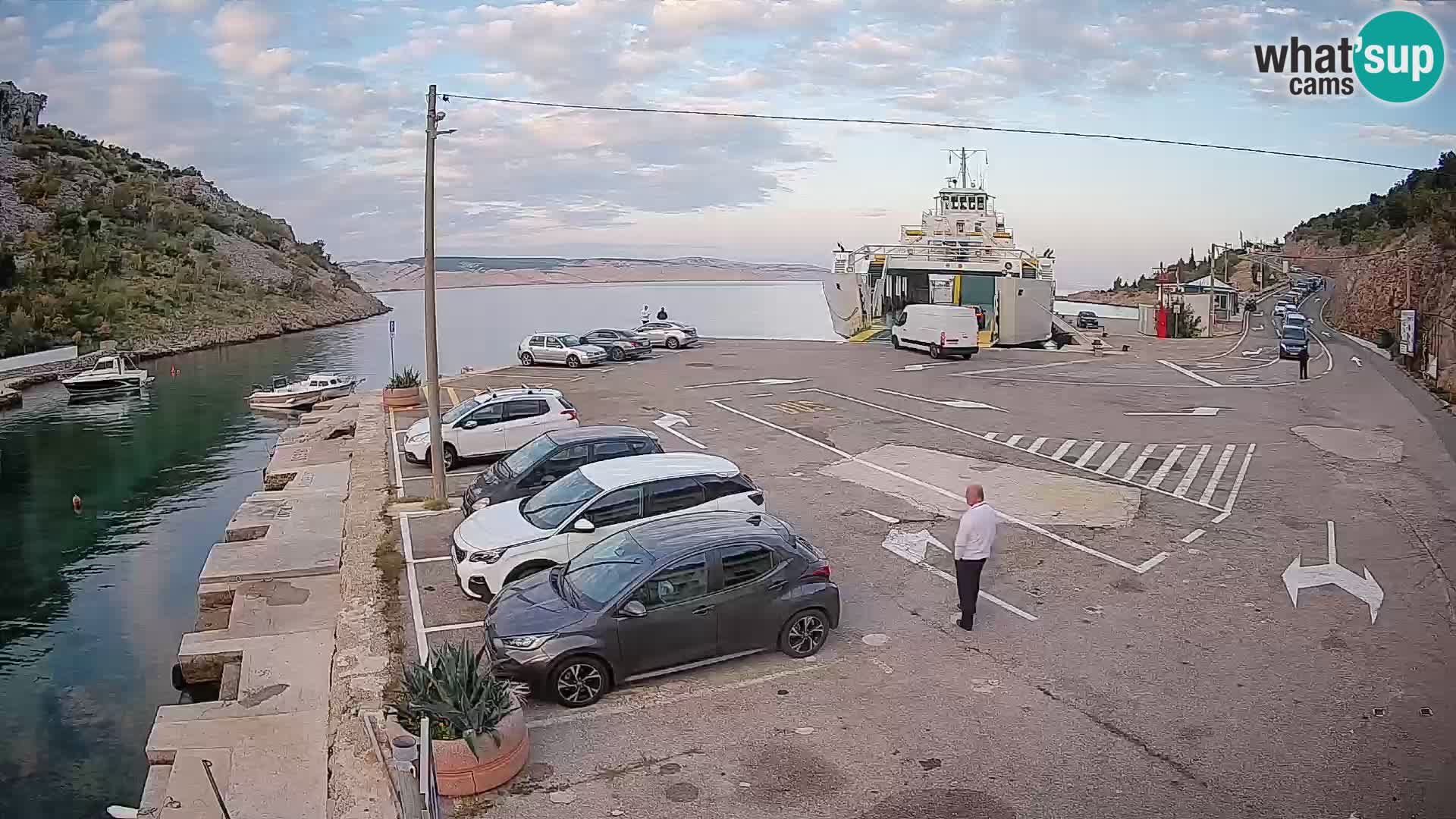 Webcam porto traghetti di Prizna – per l’isola di Pag