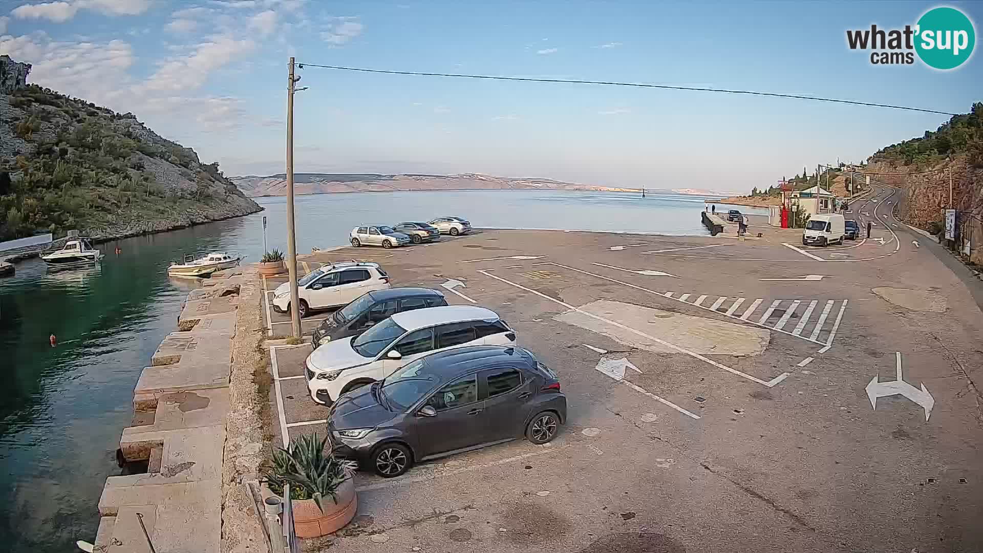 Webcam porto traghetti di Prizna – per l’isola di Pag