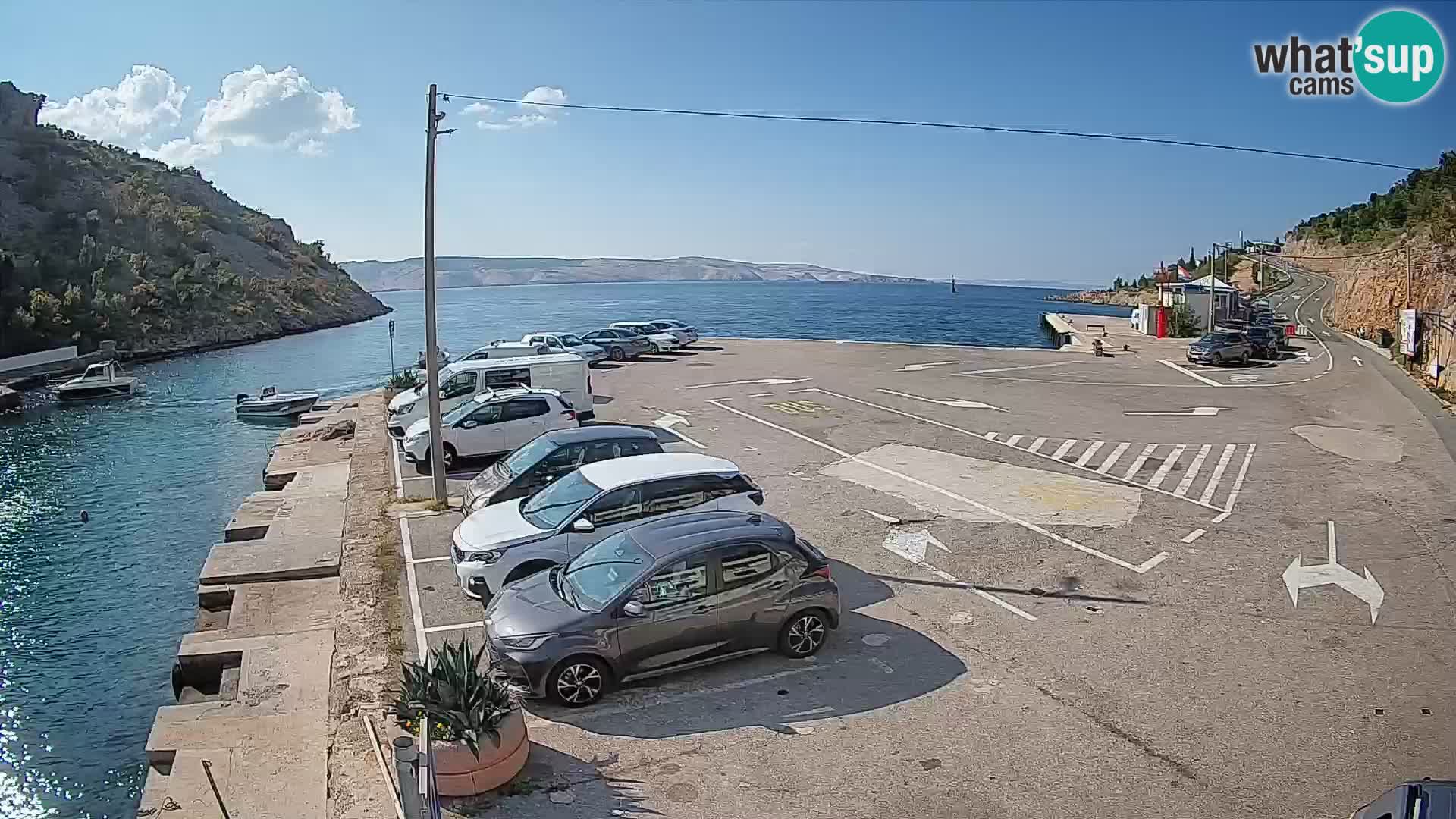 Webcam porto traghetti di Prizna – per l’isola di Pag