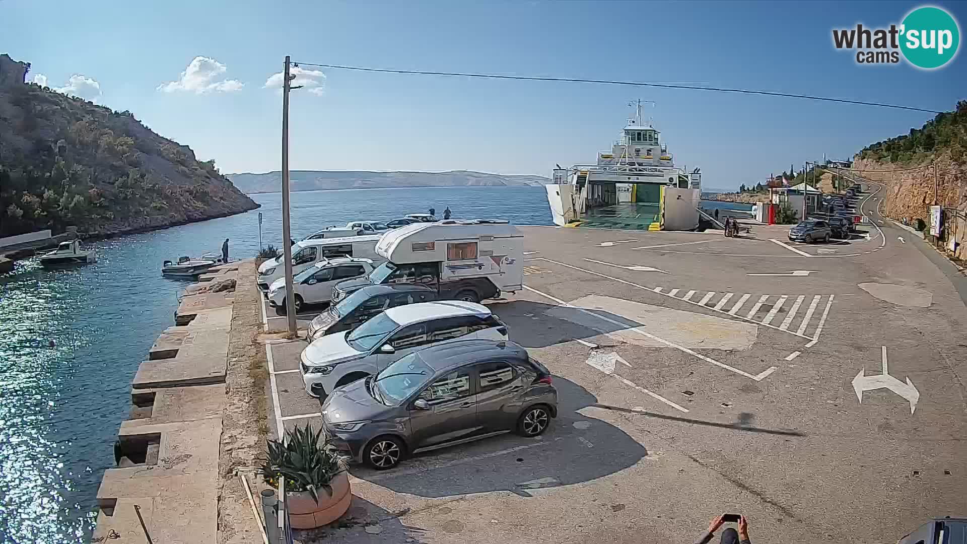 Webcam porto traghetti di Prizna – per l’isola di Pag