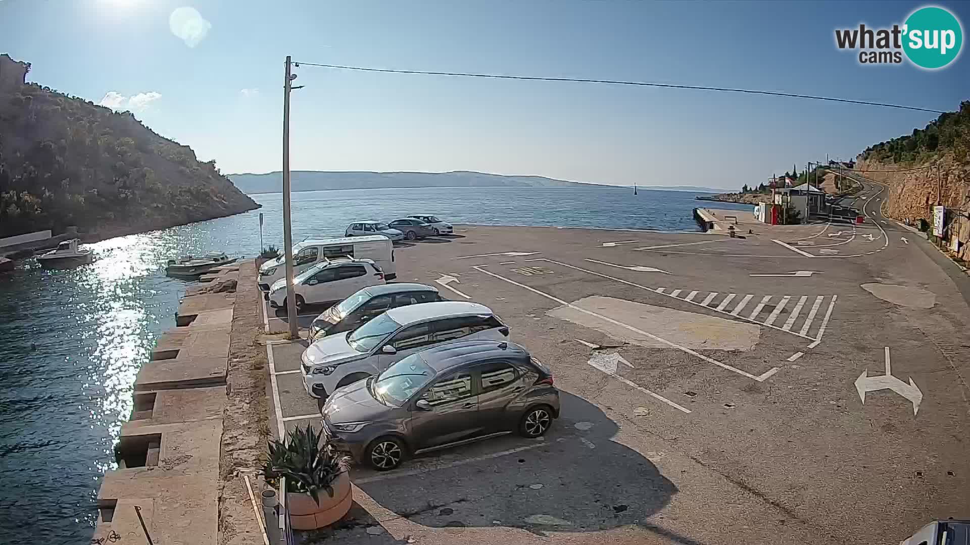 Webcam porto traghetti di Prizna – per l’isola di Pag