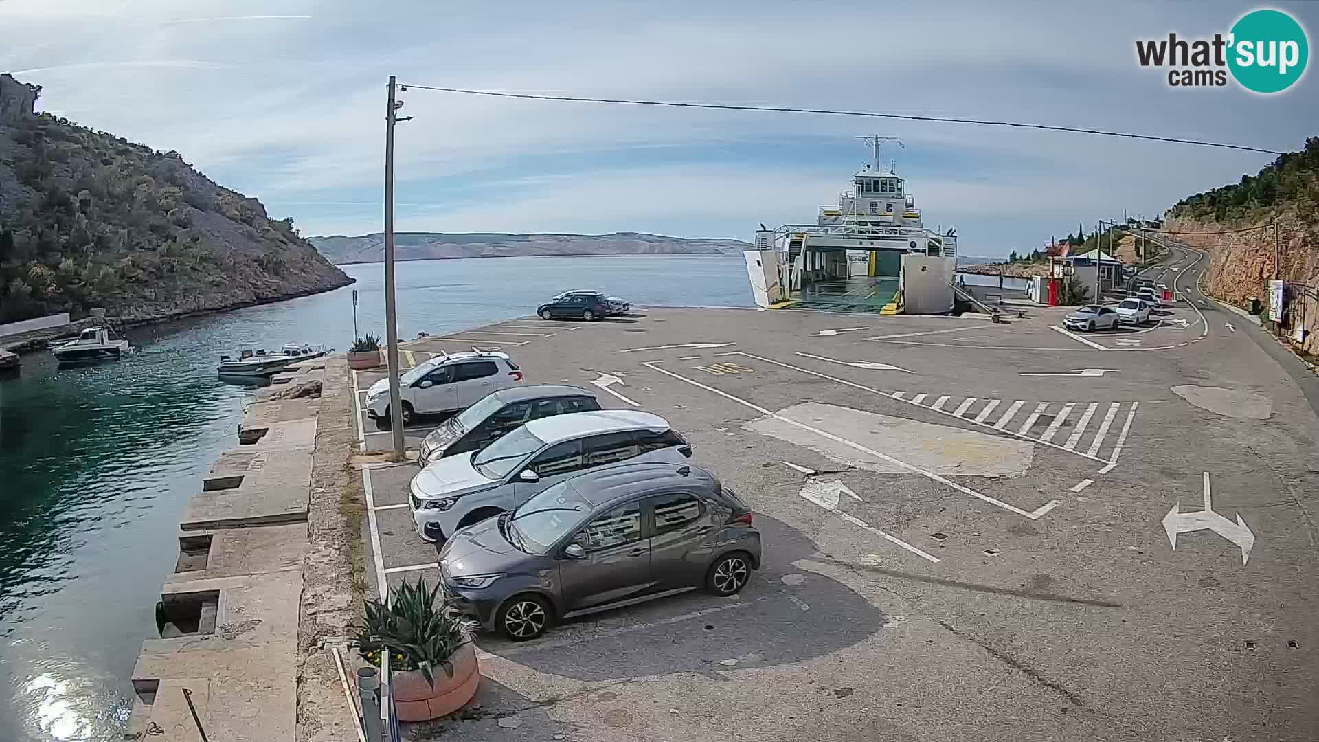 Webcam porto traghetti di Prizna – per l’isola di Pag