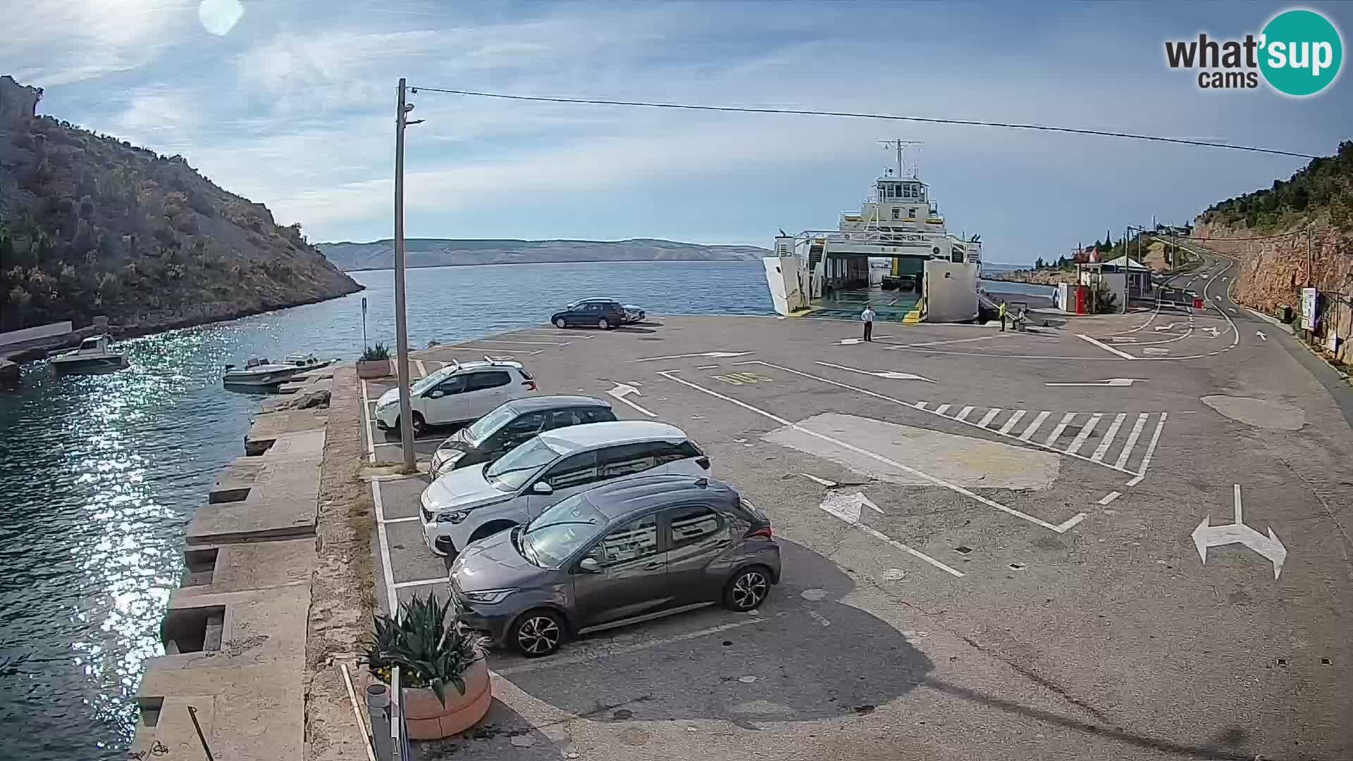Webcam porto traghetti di Prizna – per l’isola di Pag
