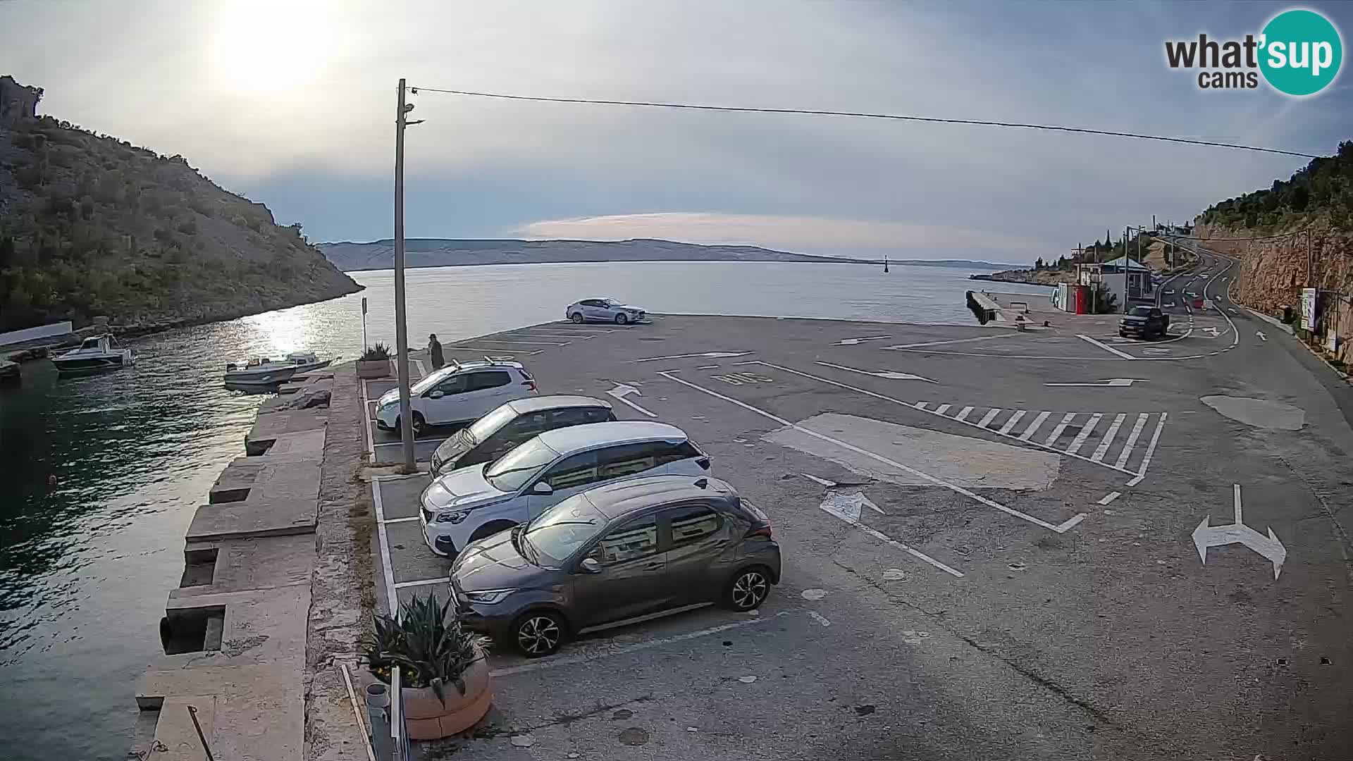Webcam porto traghetti di Prizna – per l’isola di Pag