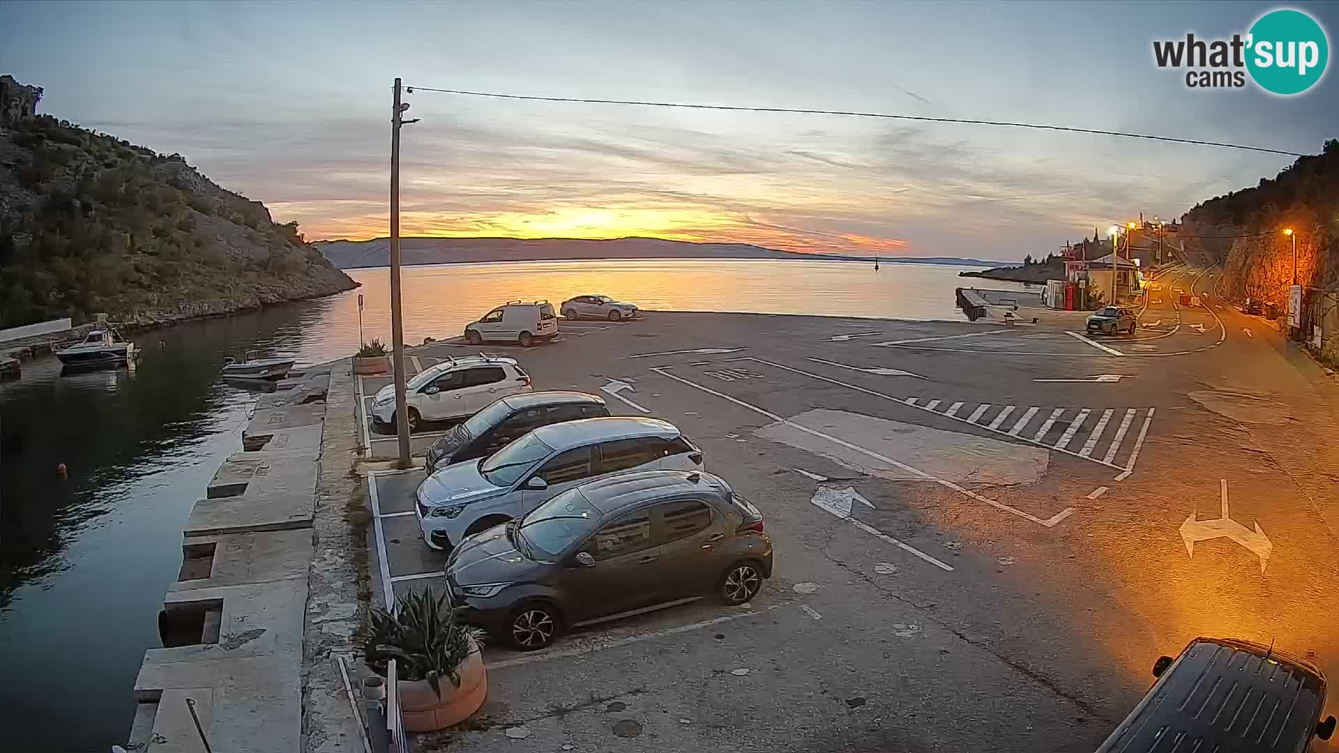 Webcam porto traghetti di Prizna – per l’isola di Pag