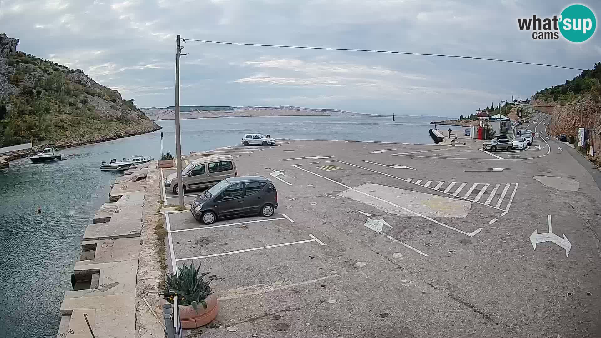 Webcam porto traghetti di Prizna – per l’isola di Pag
