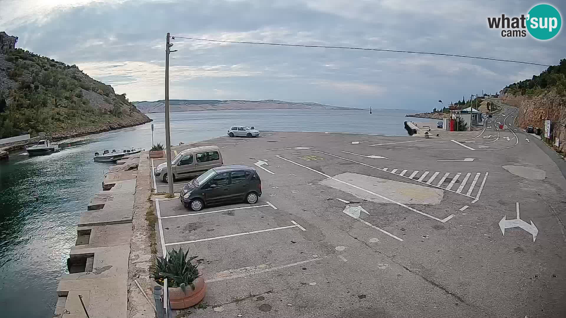 Webcam porto traghetti di Prizna – per l’isola di Pag