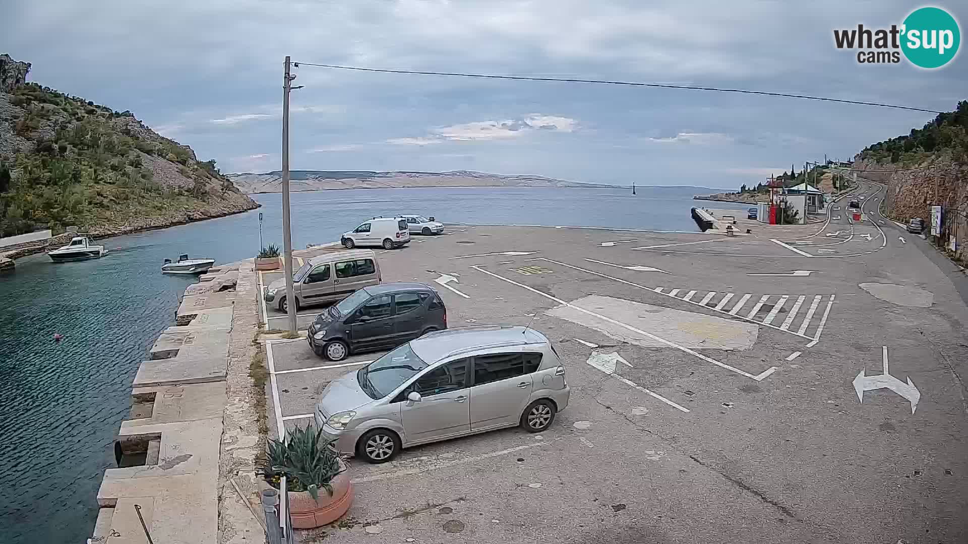 Webcam porto traghetti di Prizna – per l’isola di Pag