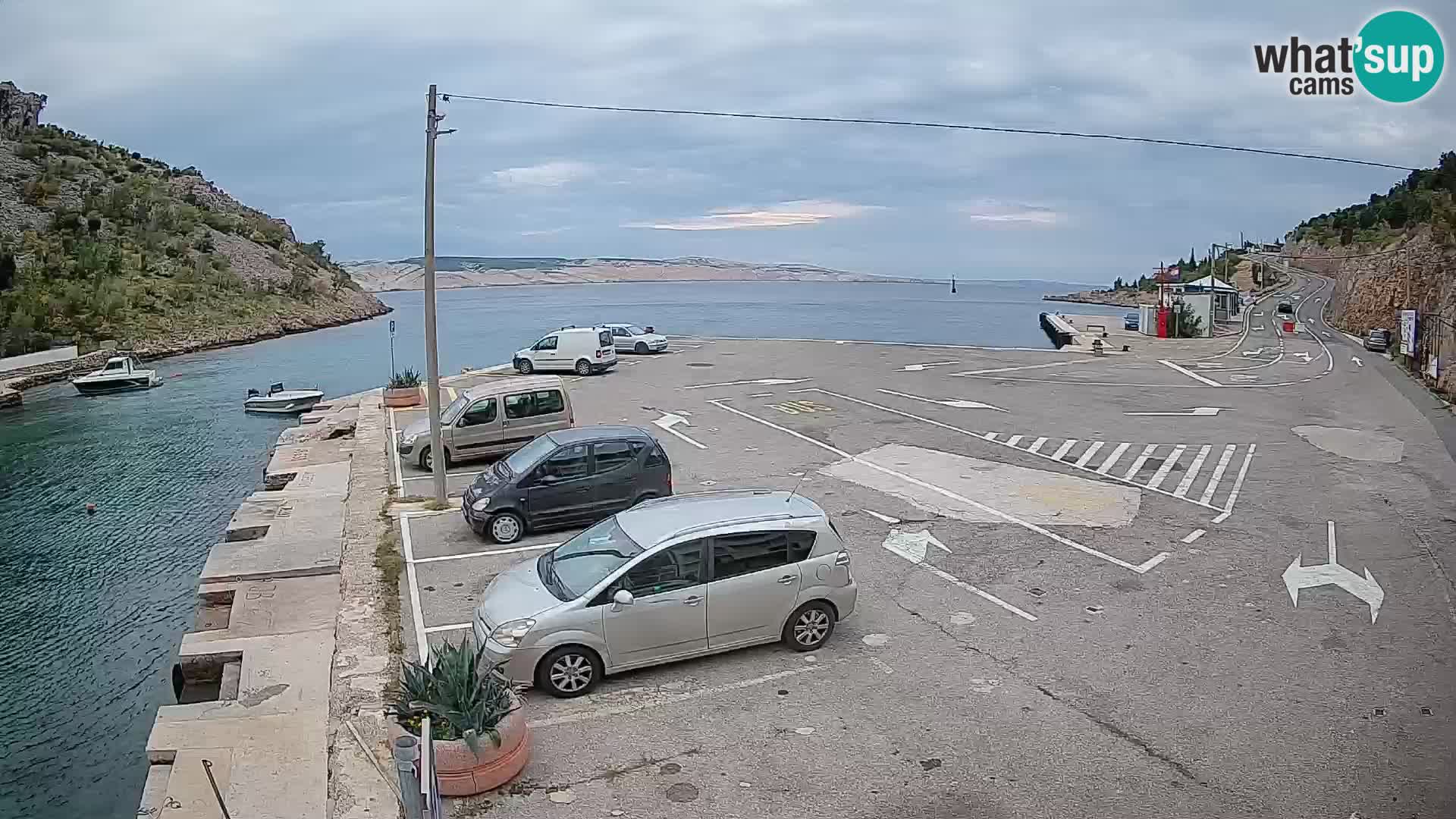 Webcam porto traghetti di Prizna – per l’isola di Pag