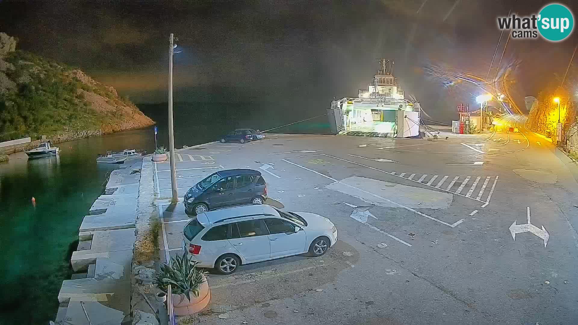 Webcam porto traghetti di Prizna – per l’isola di Pag