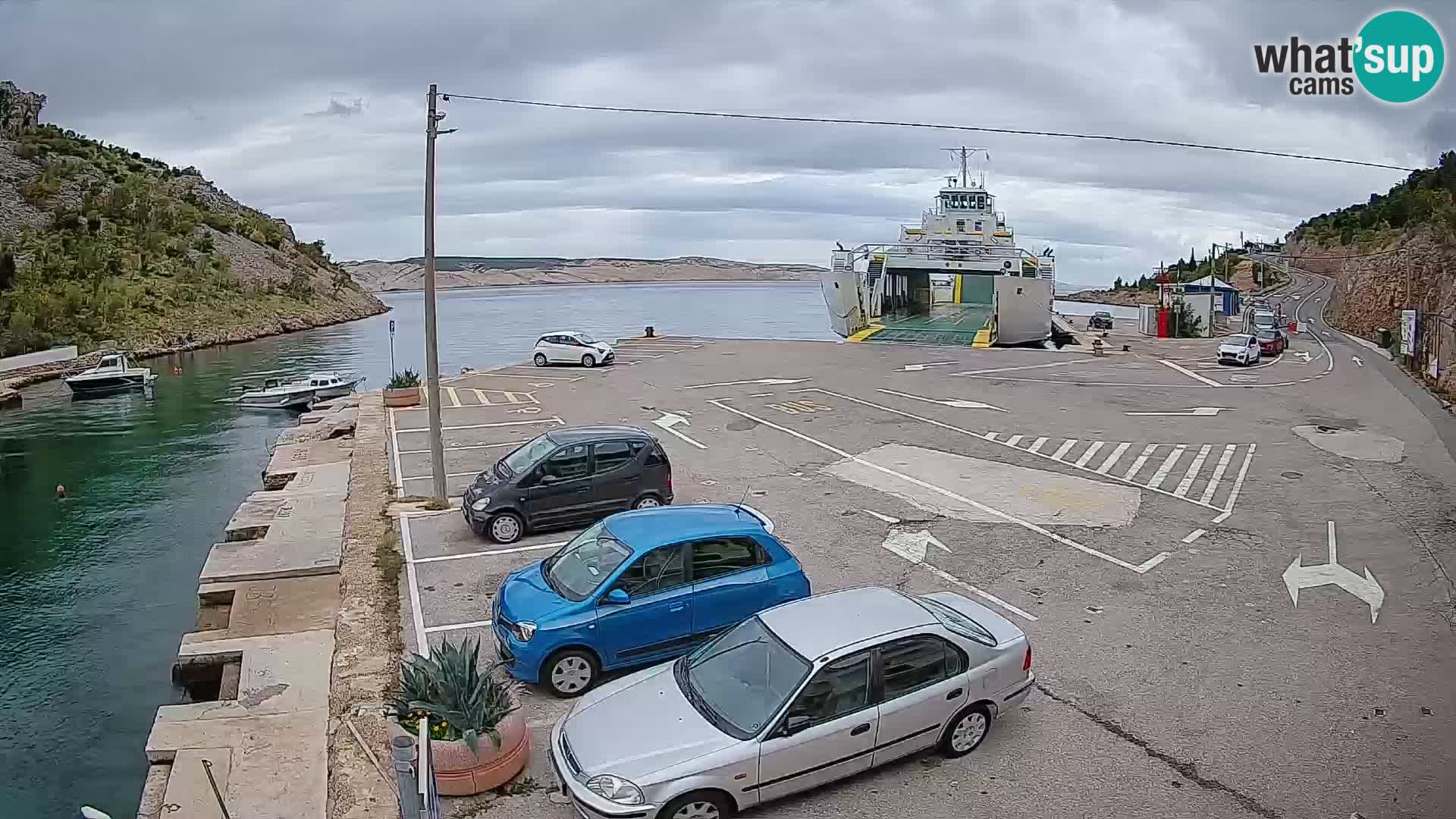Webcam porto traghetti di Prizna – per l’isola di Pag