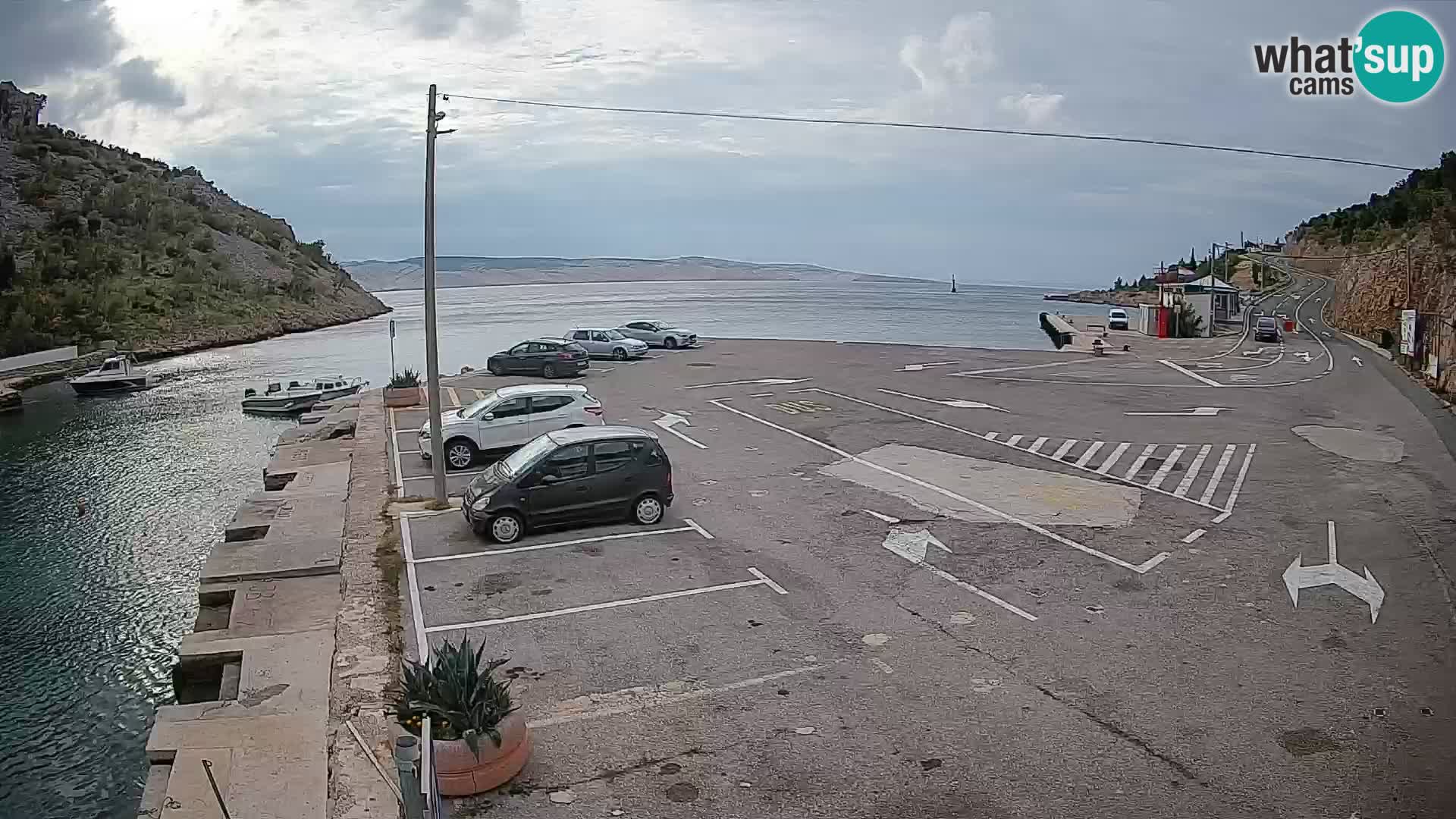 Webcam porto traghetti di Prizna – per l’isola di Pag