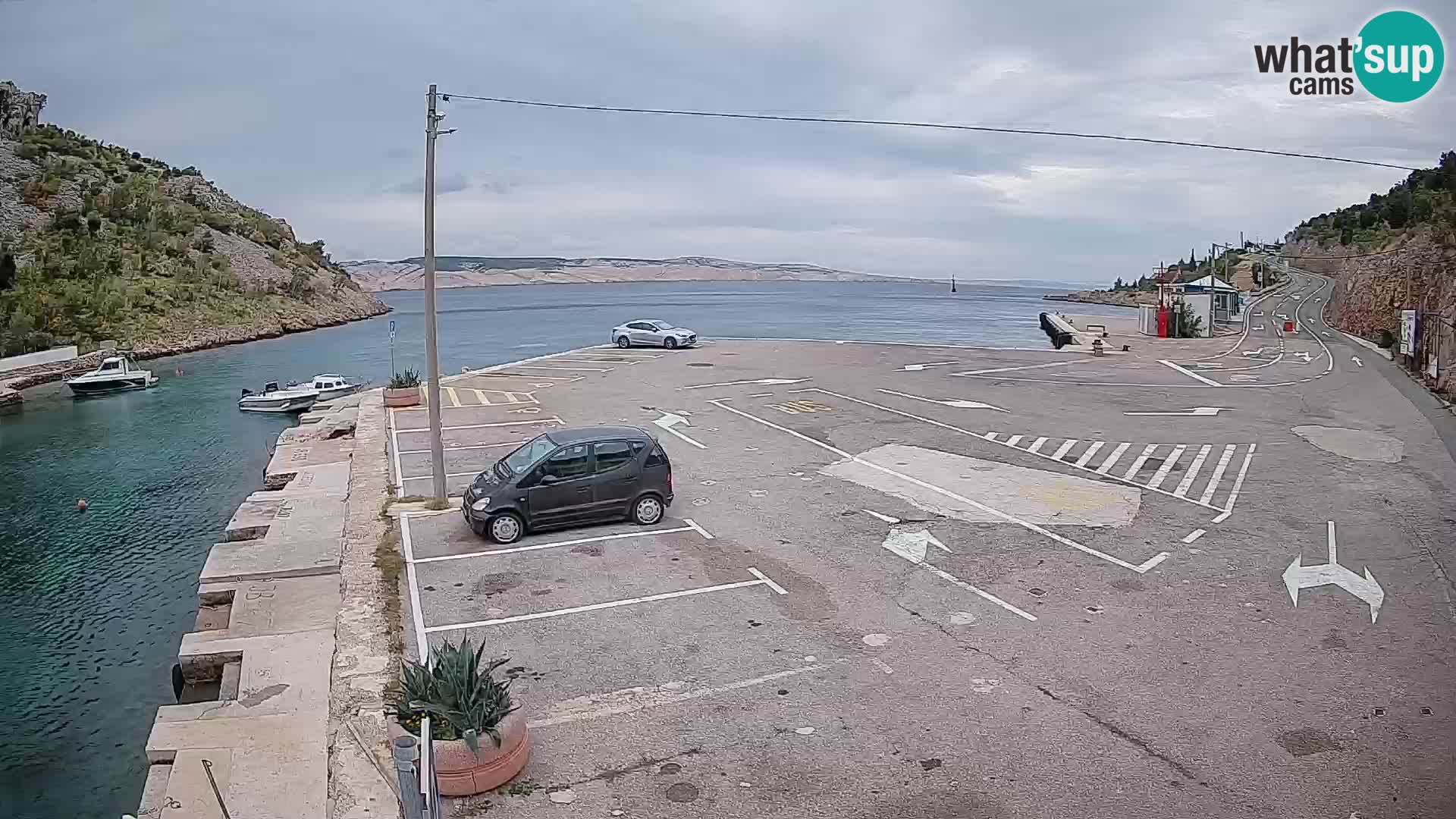 Webcam porto traghetti di Prizna – per l’isola di Pag