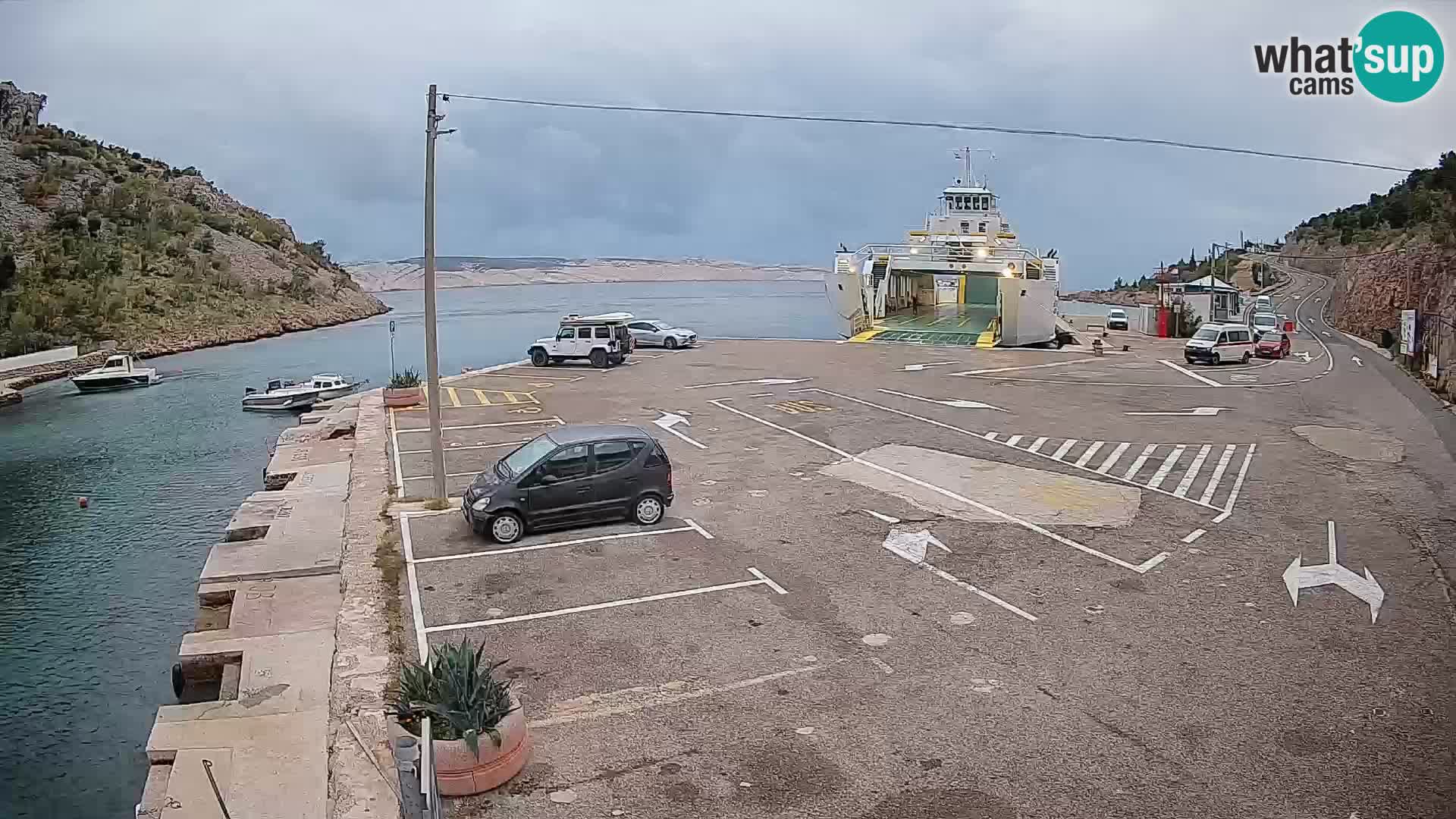 Webcam porto traghetti di Prizna – per l’isola di Pag