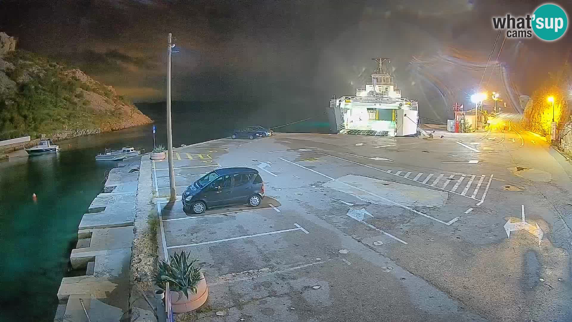 Webcam porto traghetti di Prizna – per l’isola di Pag