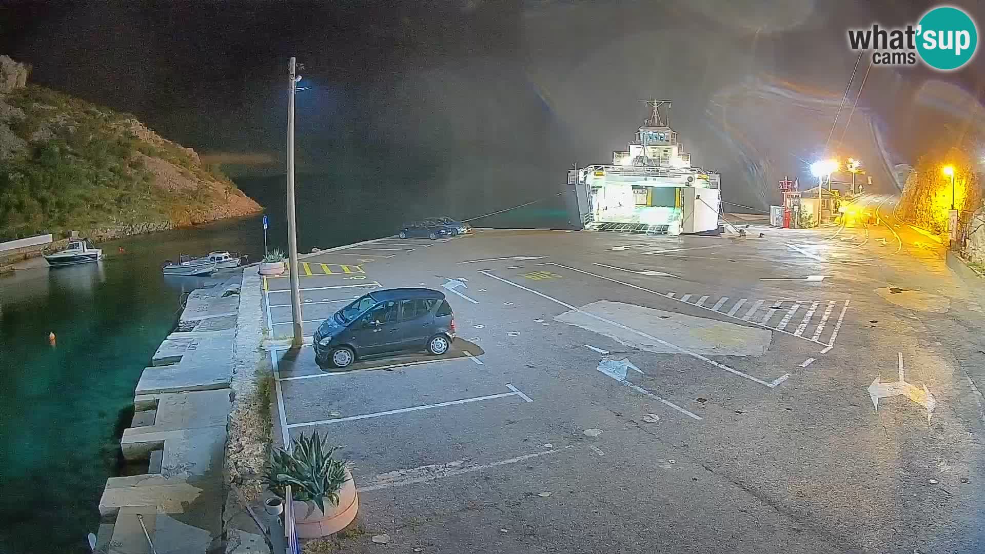 Webcam porto traghetti di Prizna – per l’isola di Pag