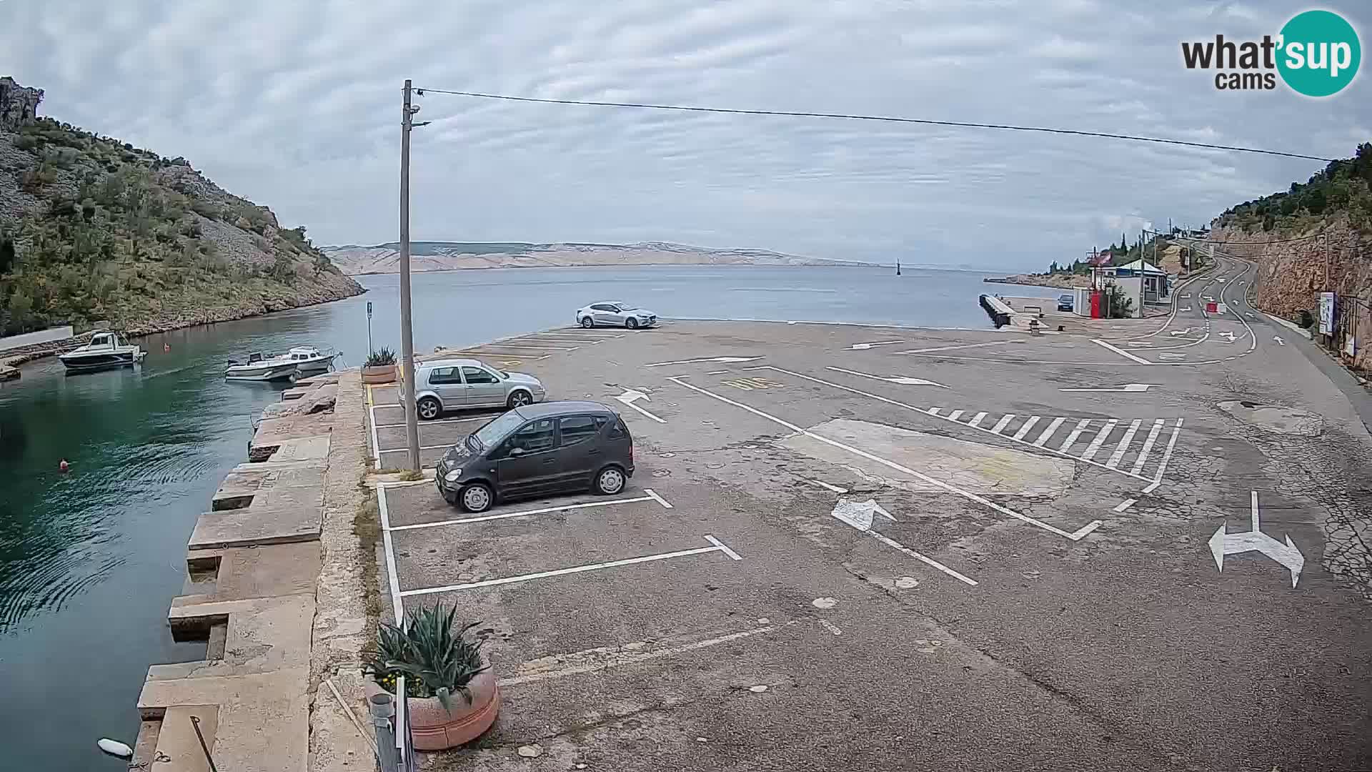 Webcam porto traghetti di Prizna – per l’isola di Pag