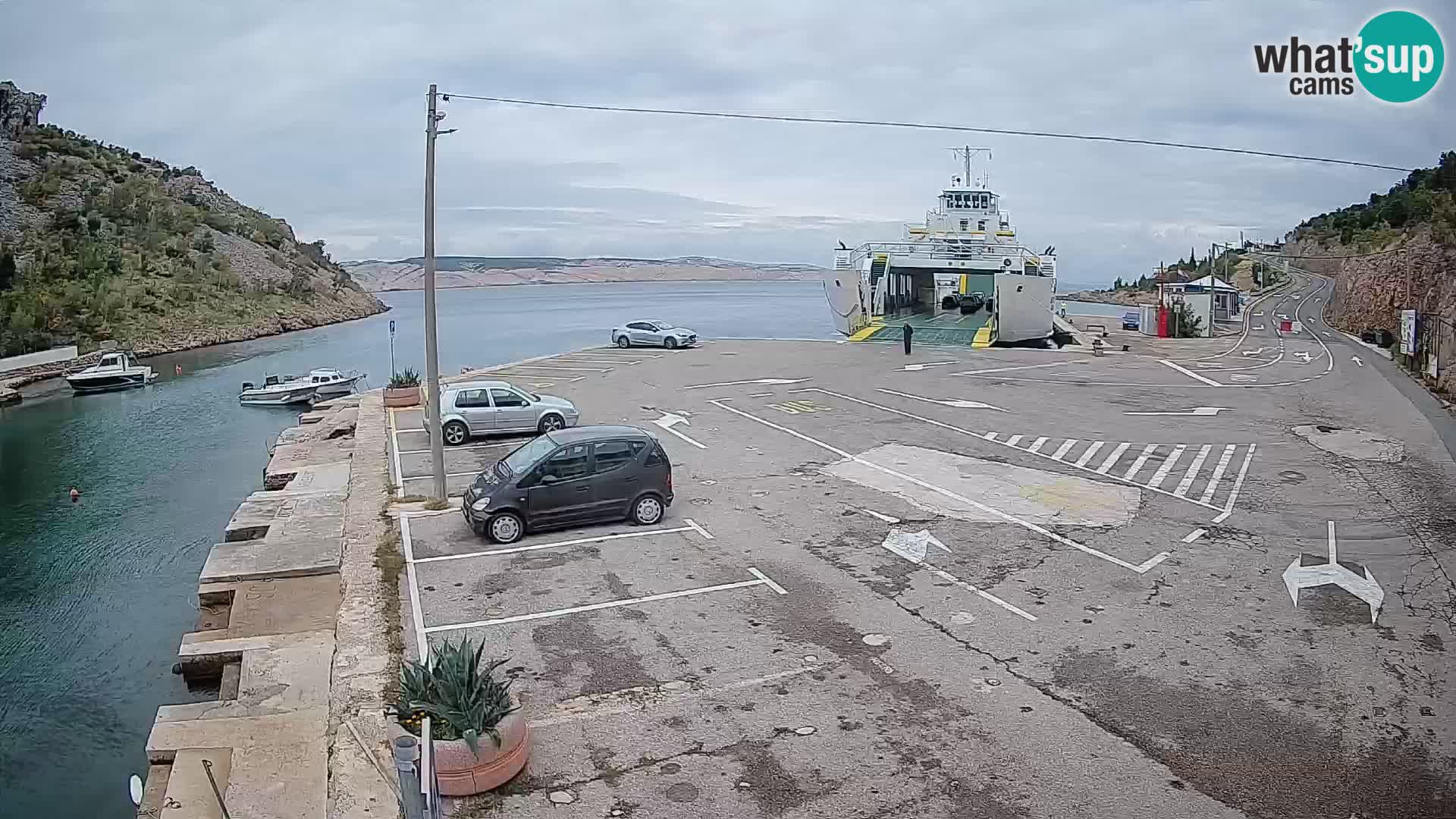 Webcam porto traghetti di Prizna – per l’isola di Pag
