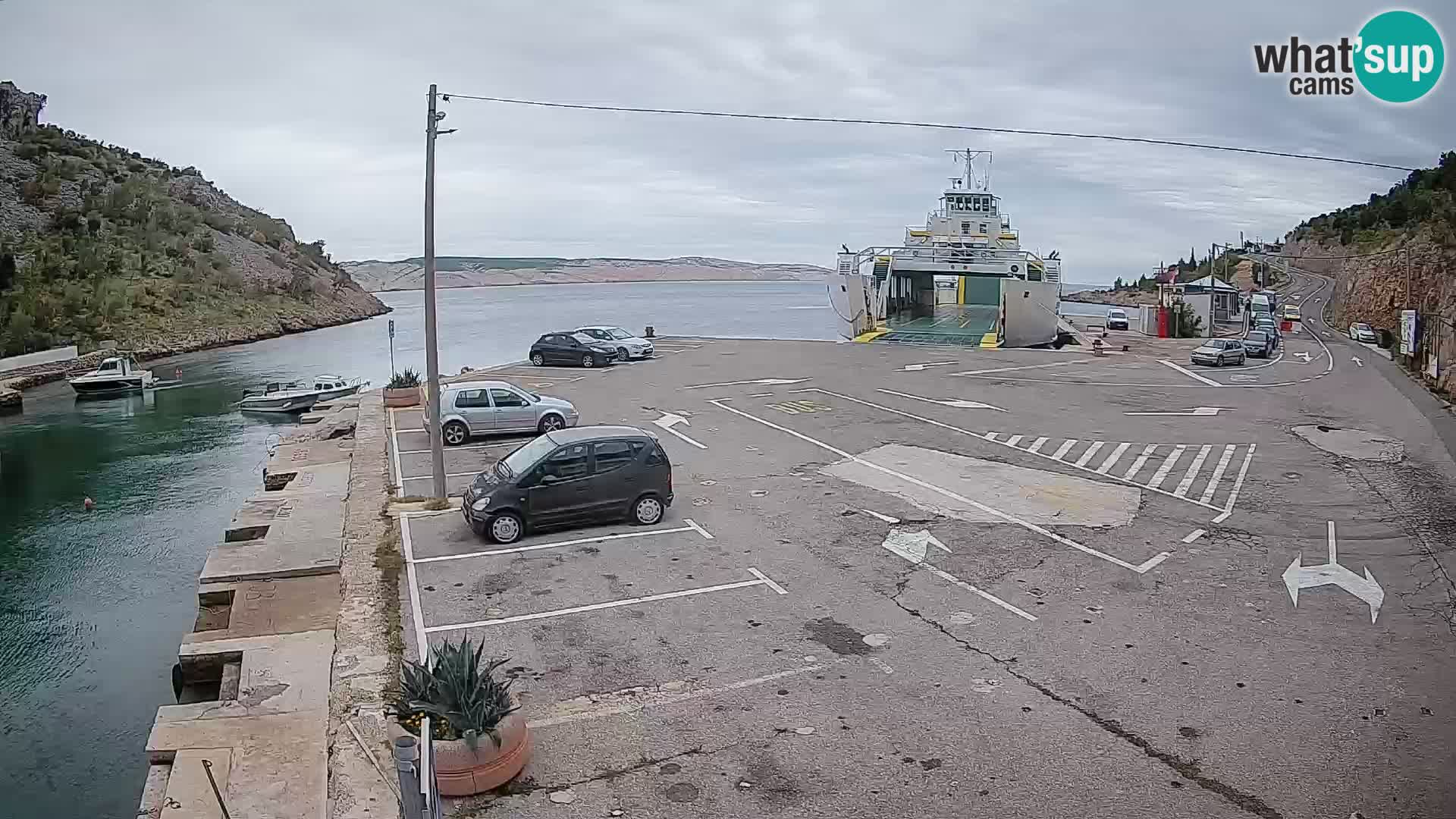 Webcam porto traghetti di Prizna – per l’isola di Pag