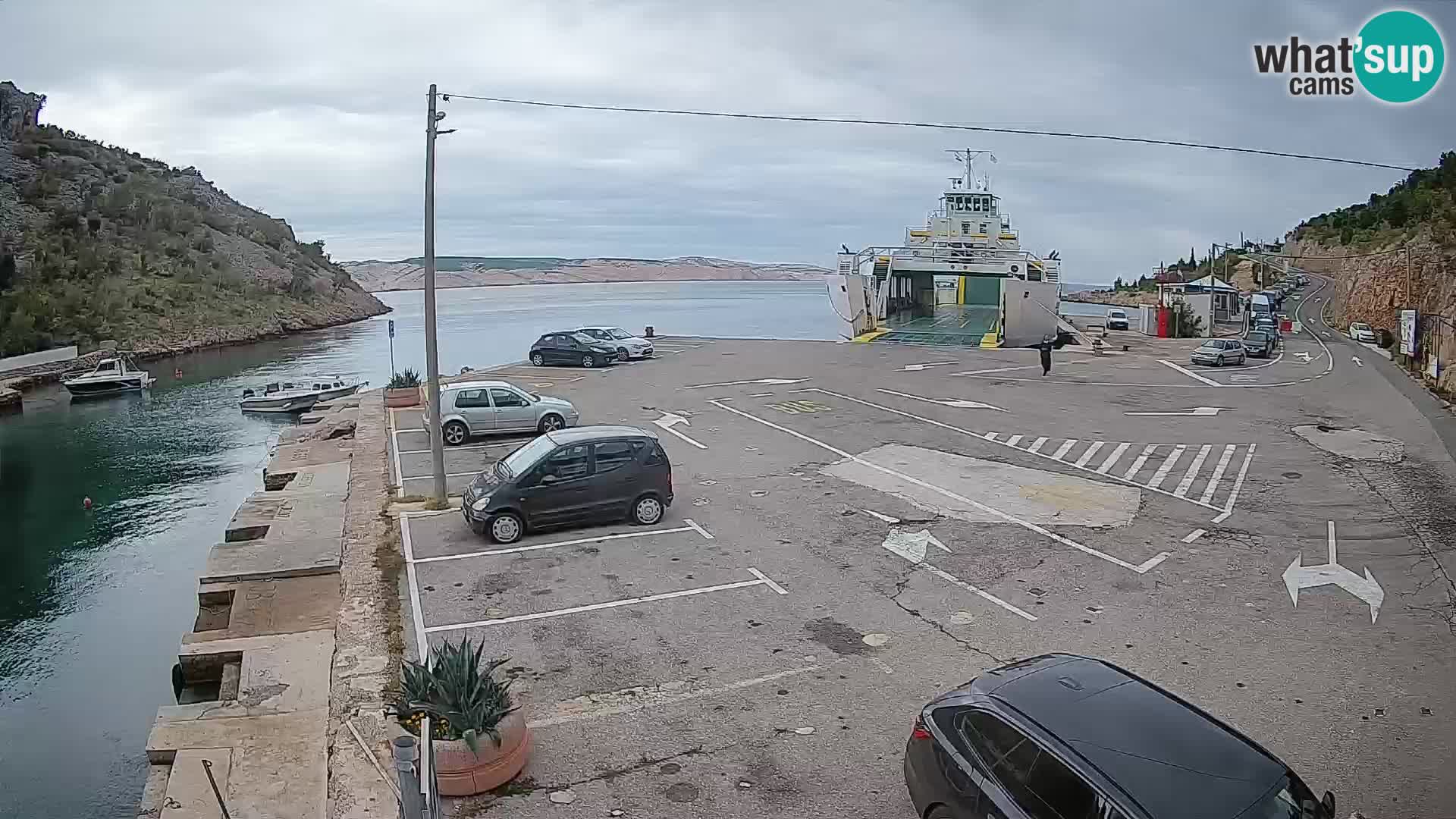 Webcam porto traghetti di Prizna – per l’isola di Pag