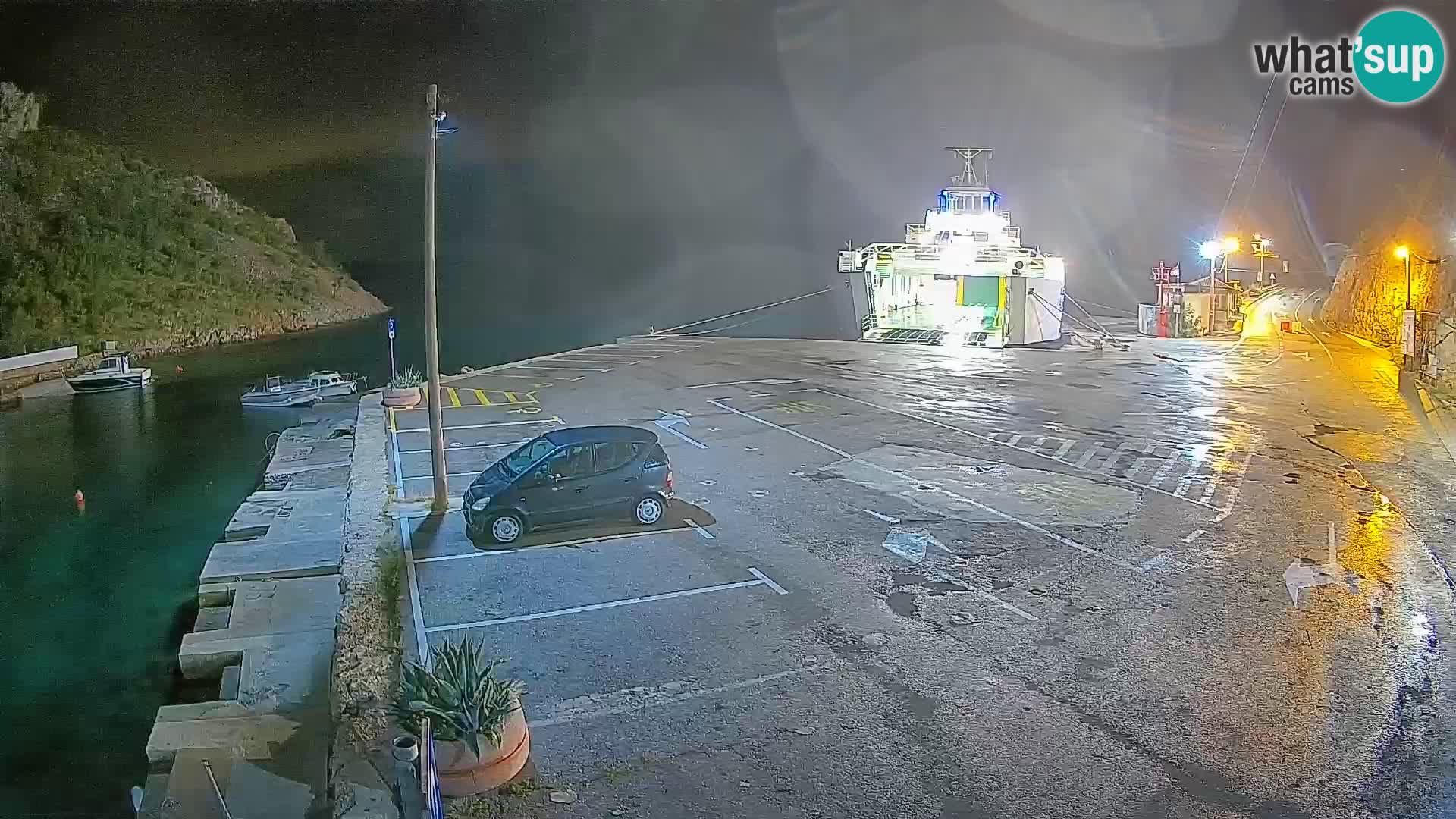 Webcam porto traghetti di Prizna – per l’isola di Pag