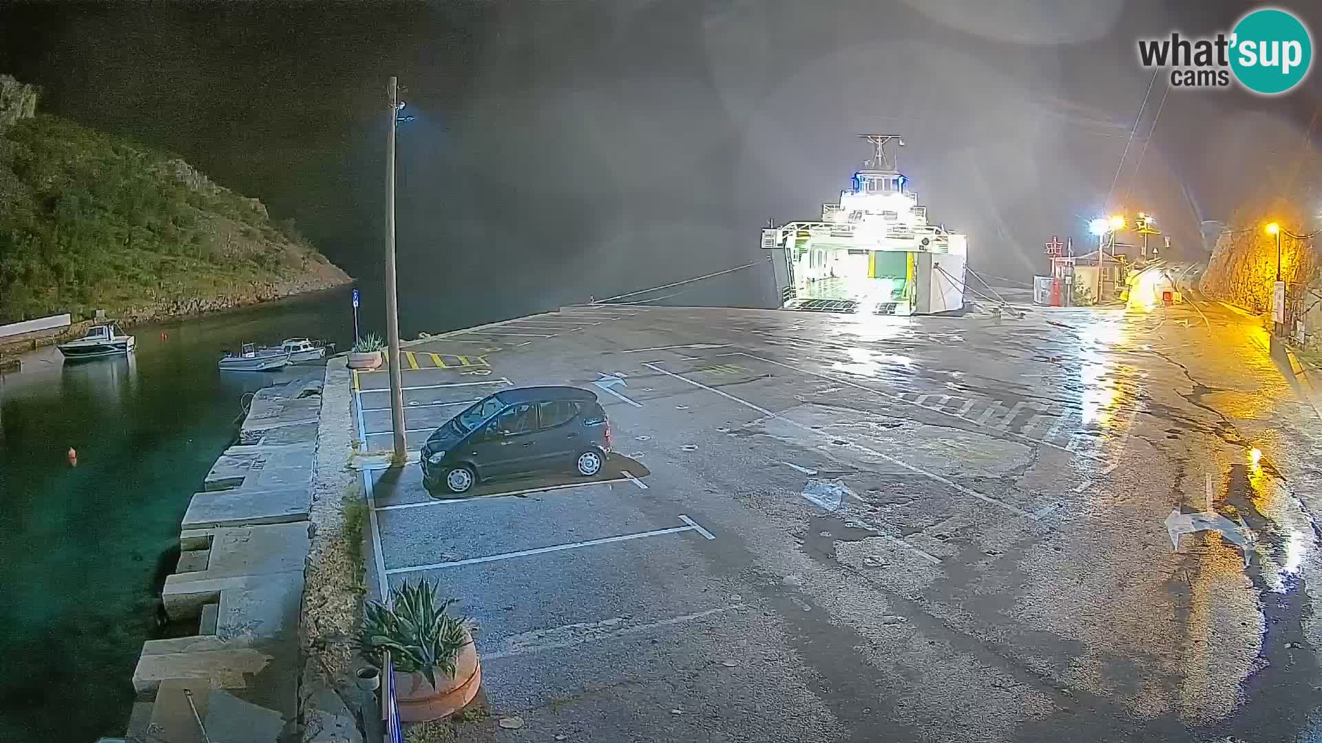 Webcam porto traghetti di Prizna – per l’isola di Pag