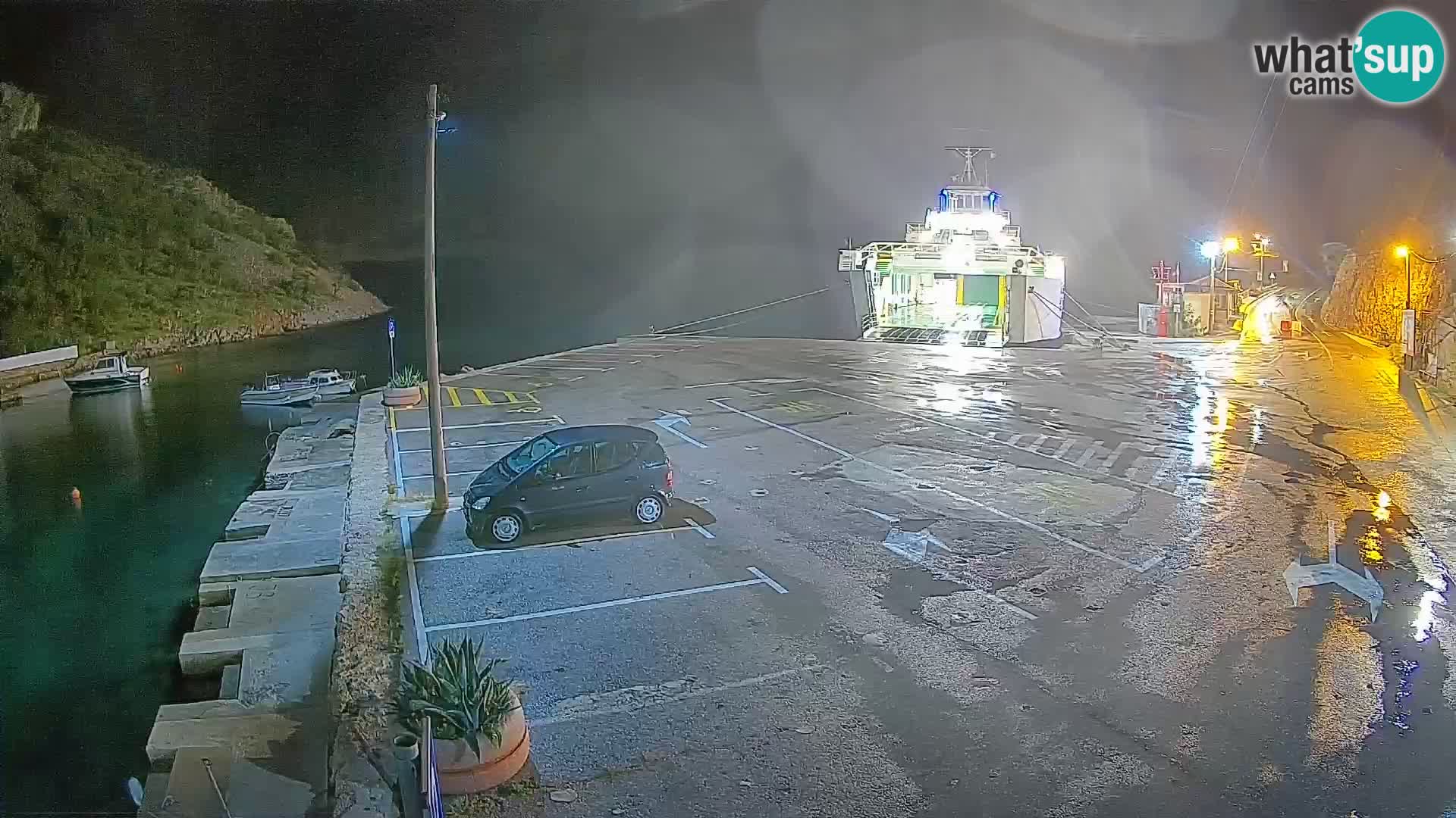 Webcam porto traghetti di Prizna – per l’isola di Pag
