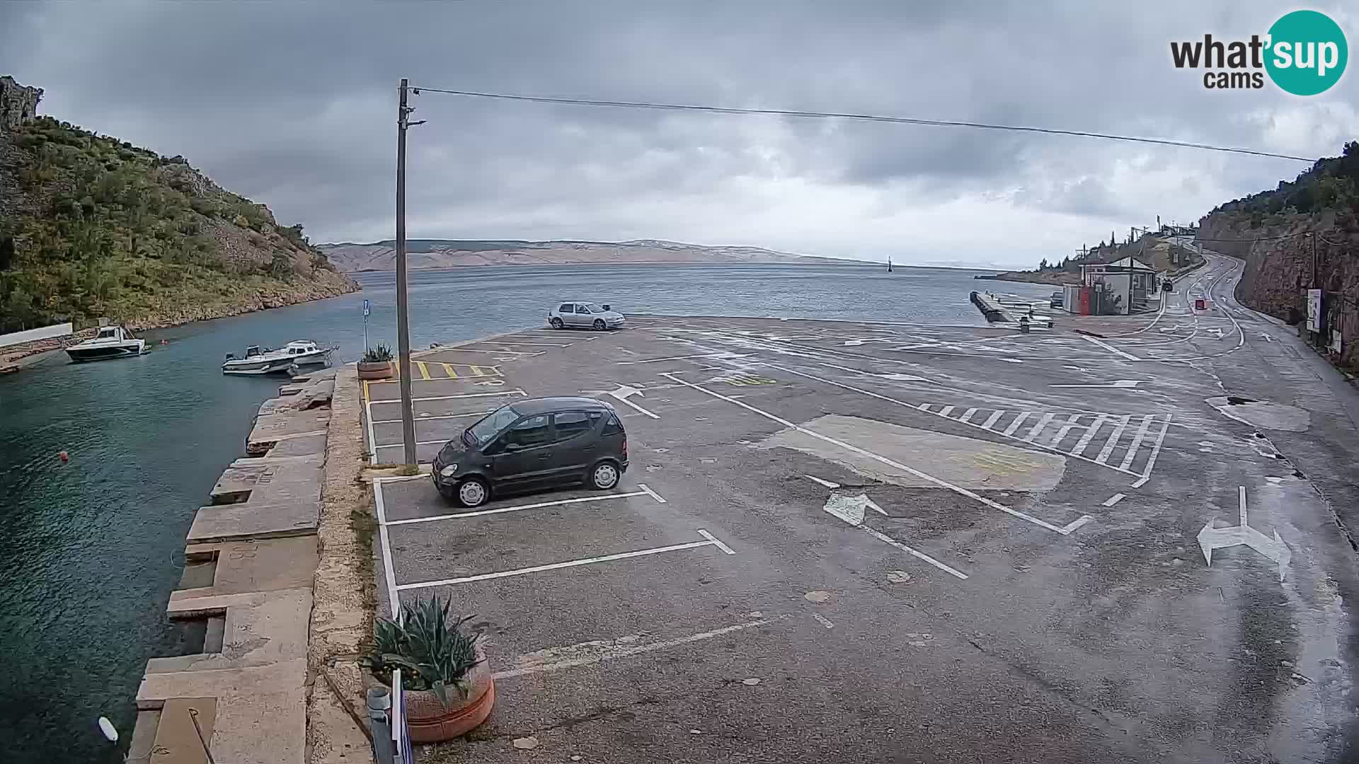 Webcam porto traghetti di Prizna – per l’isola di Pag