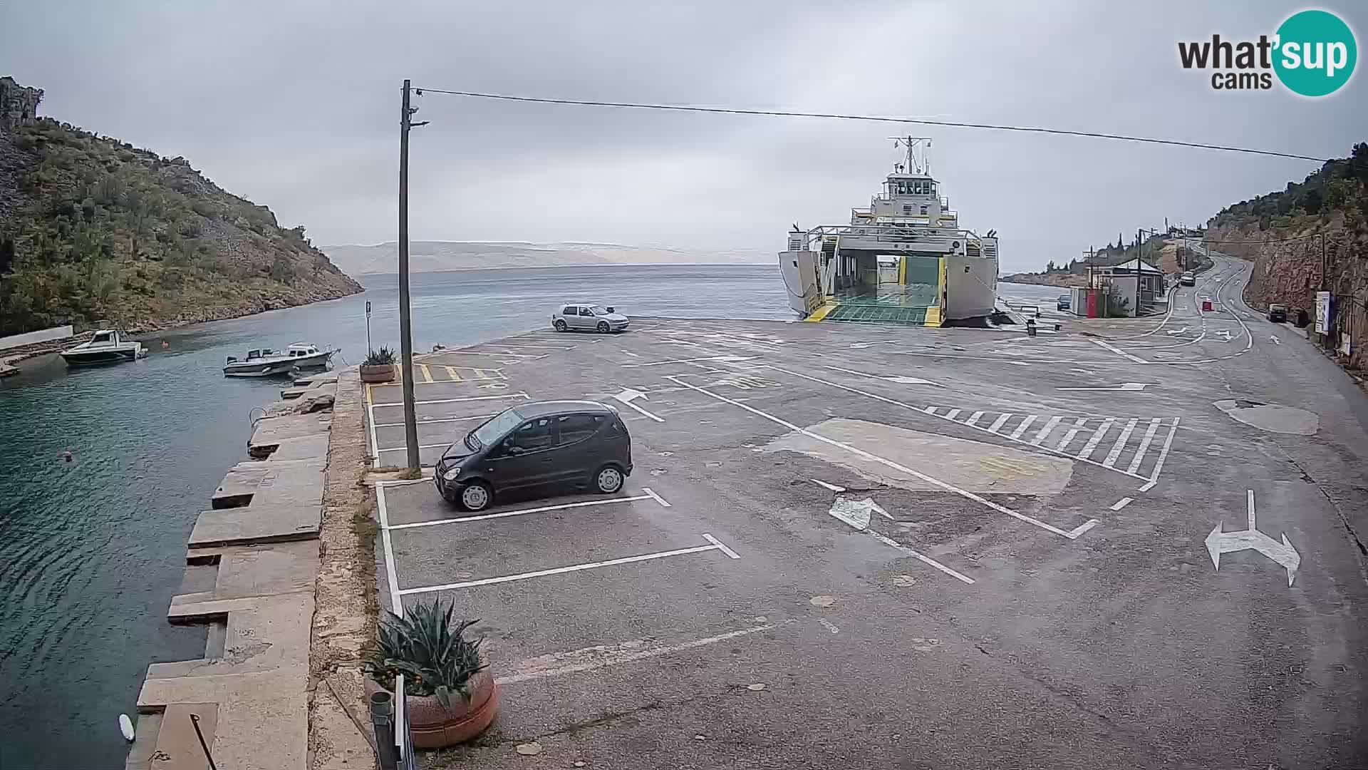 Webcam porto traghetti di Prizna – per l’isola di Pag