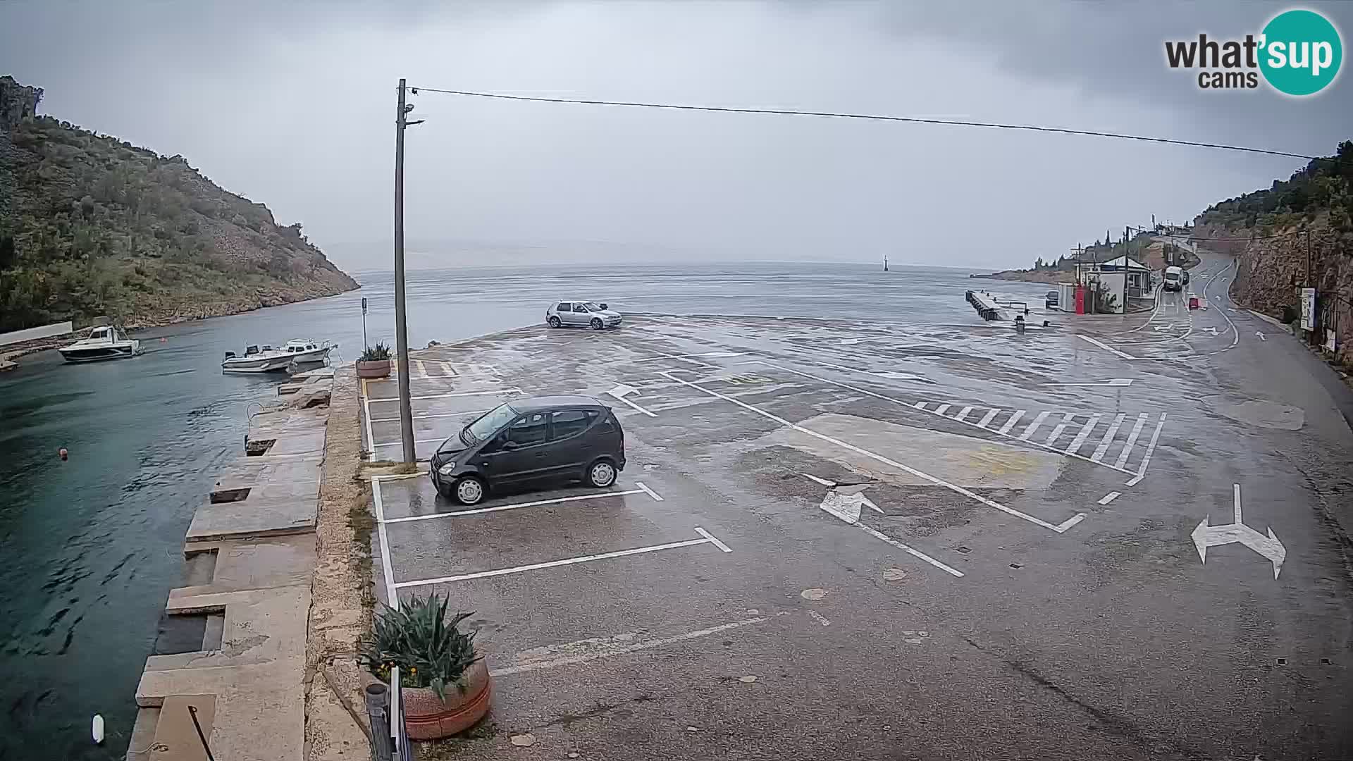Webcam porto traghetti di Prizna – per l’isola di Pag