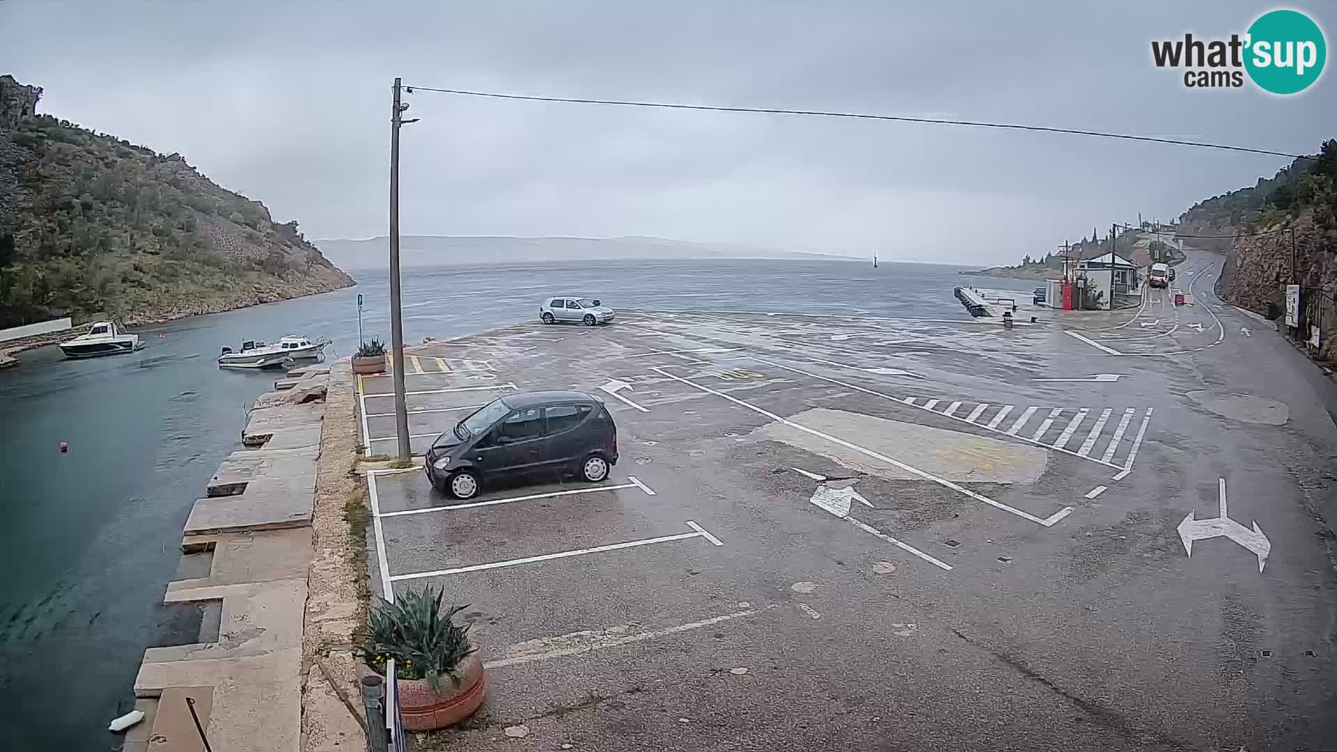 Webcam porto traghetti di Prizna – per l’isola di Pag